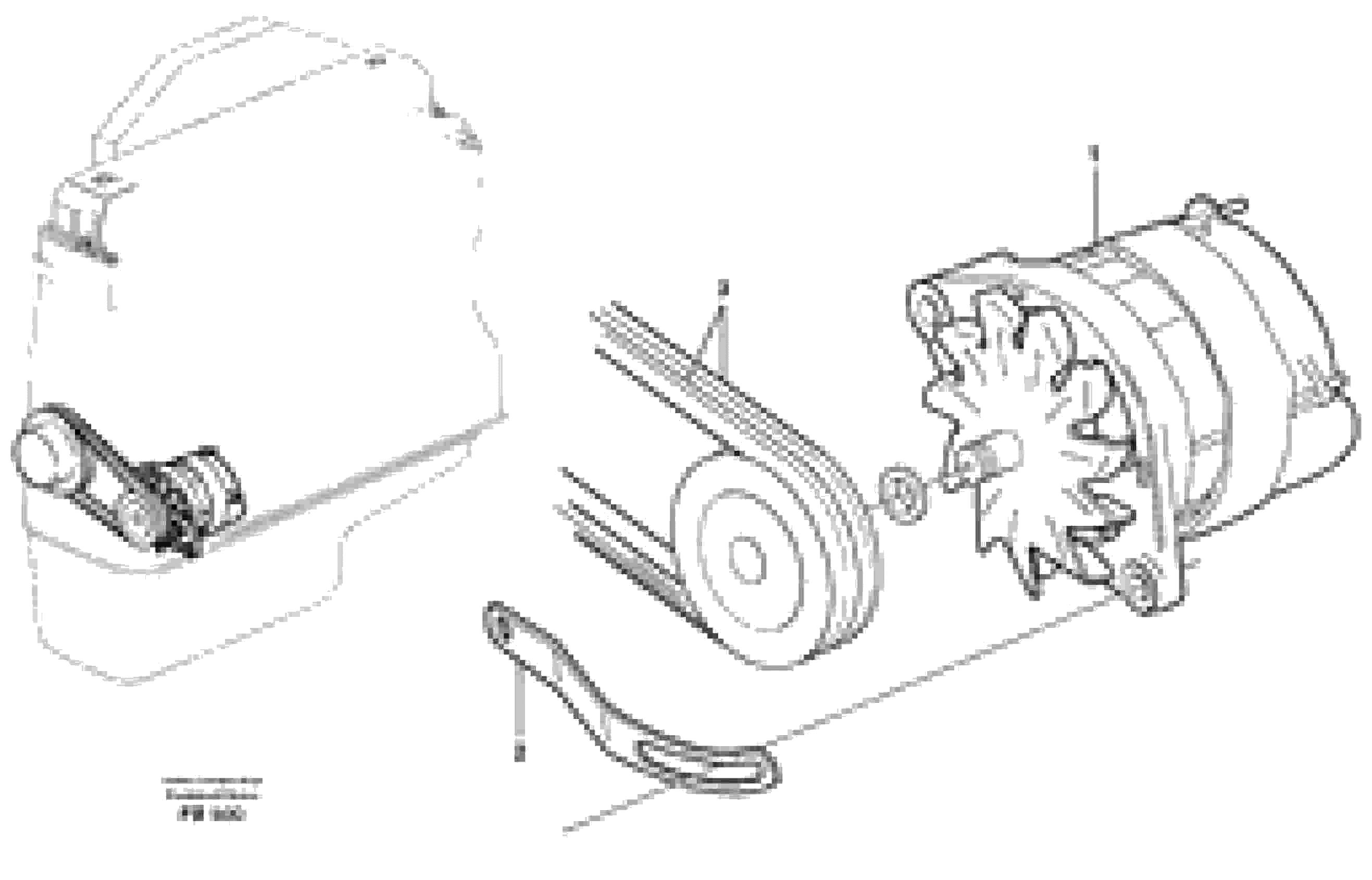 Схема запчастей Volvo EW230B - 36143 Alternator with assembling details 80 A EW230B ?KERMAN ?KERMAN EW230B