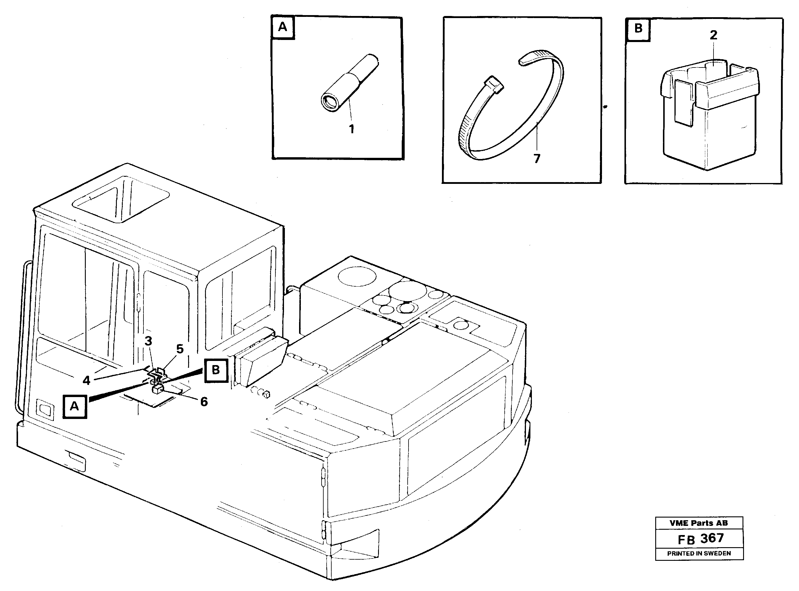 Схема запчастей Volvo EW230B - 20508 Electric installation for hydraulic hammer EW230B ?KERMAN ?KERMAN EW230B