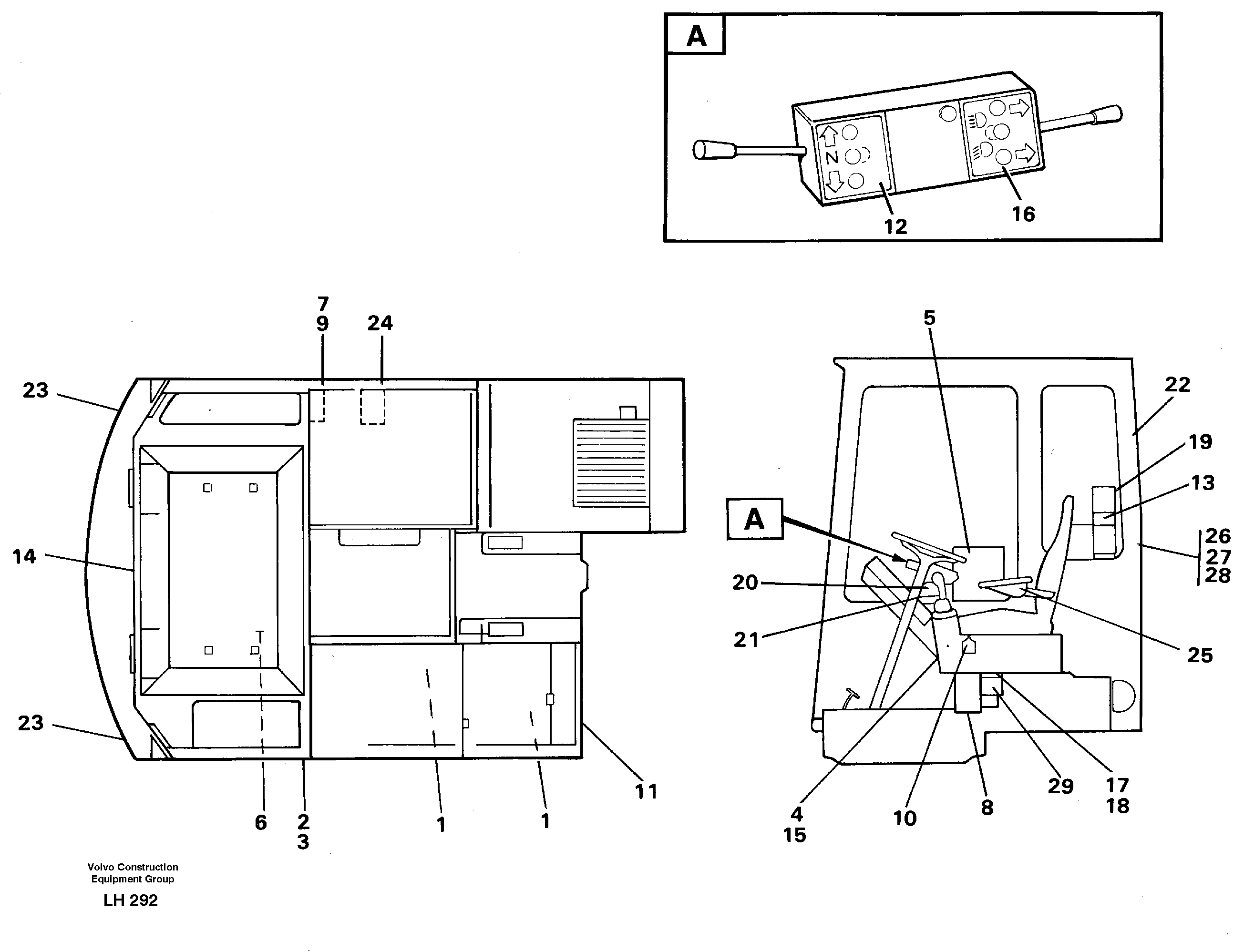 Схема запчастей Volvo EW230B - 28871 Sign plates and decals EW230B SER NO 1736-