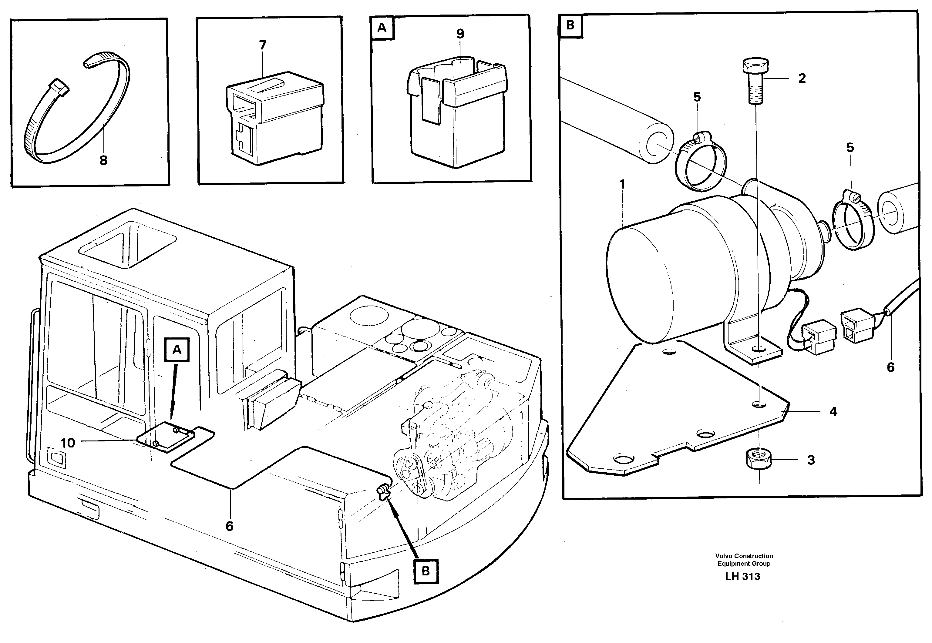 Схема запчастей Volvo EW230B - 78104 Cirkulation pump EW230B SER NO 1736-