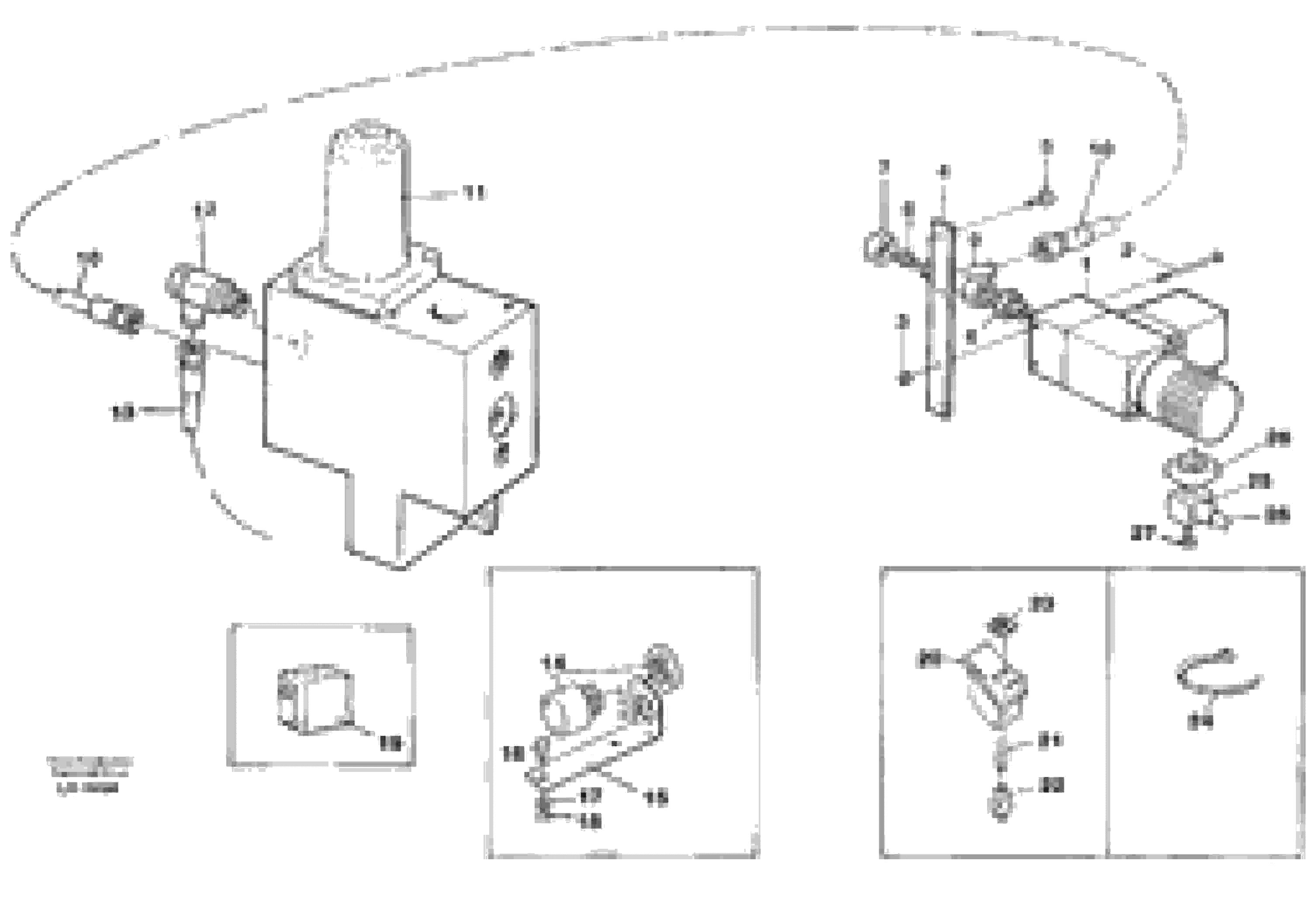 Схема запчастей Volvo EW230B - 62167 Overload protection EW230B SER NO 1736-