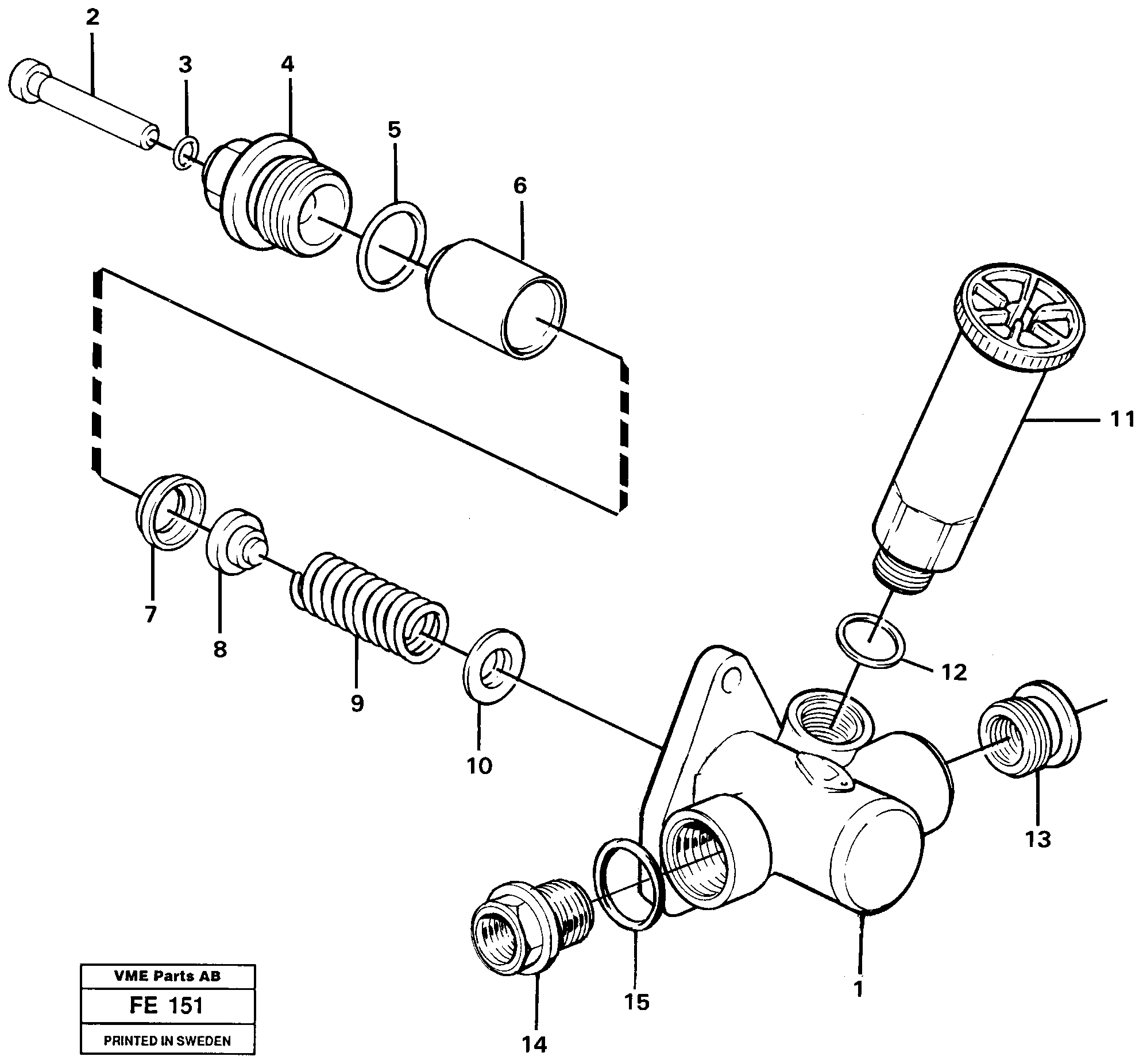 Схема запчастей Volvo EC620 - 93516 Feed pump EC620 ?KERMAN ?KERMAN EC620 SER NO - 445