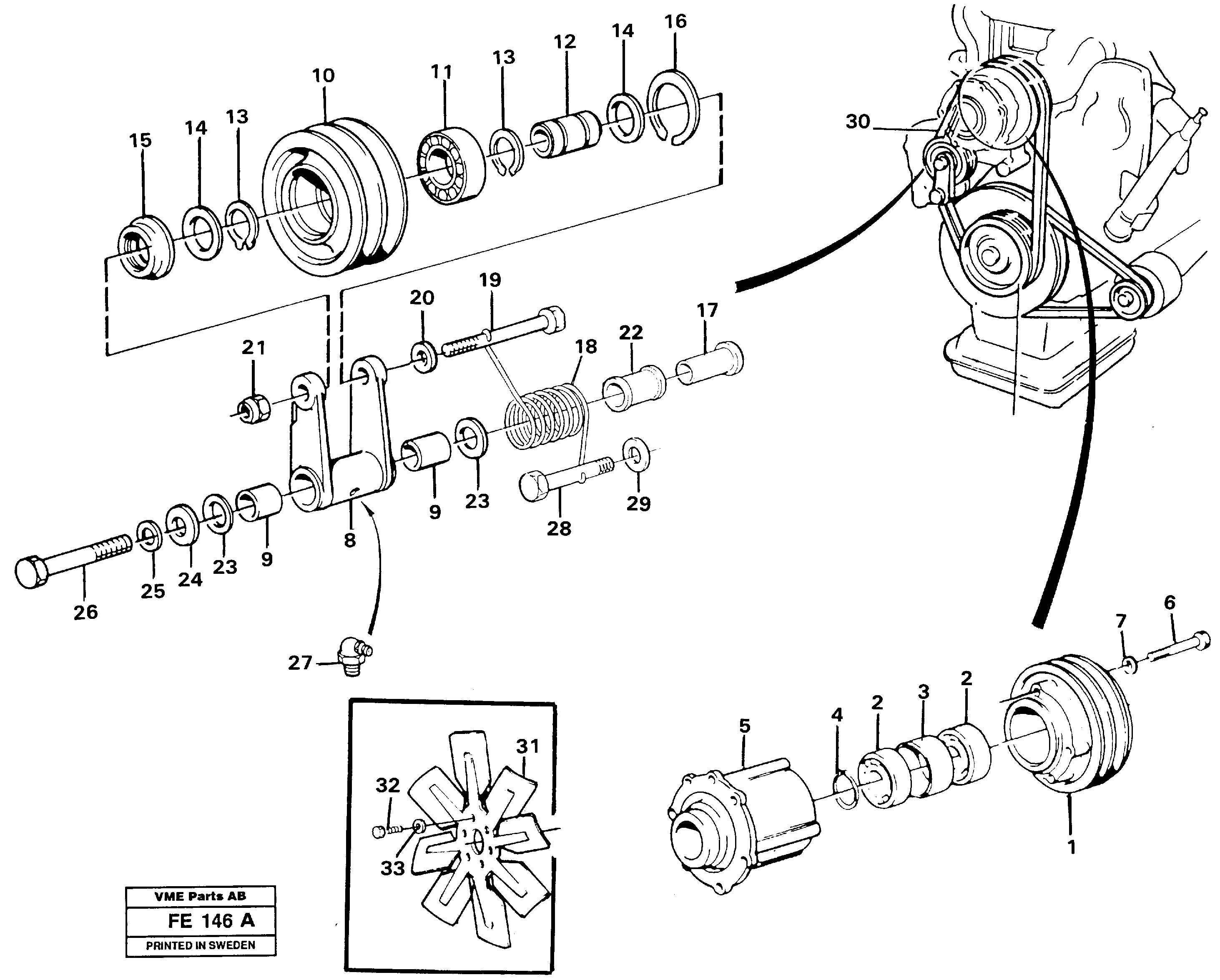 Схема запчастей Volvo EC620 - 27032 Belt transmission EC620 ?KERMAN ?KERMAN EC620 SER NO - 445