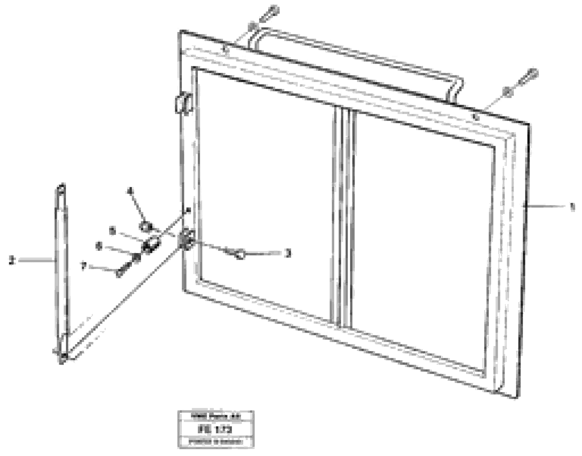 Схема запчастей Volvo EC620 - 30351 Hatch Lh front EC620 ?KERMAN ?KERMAN EC620 SER NO - 445
