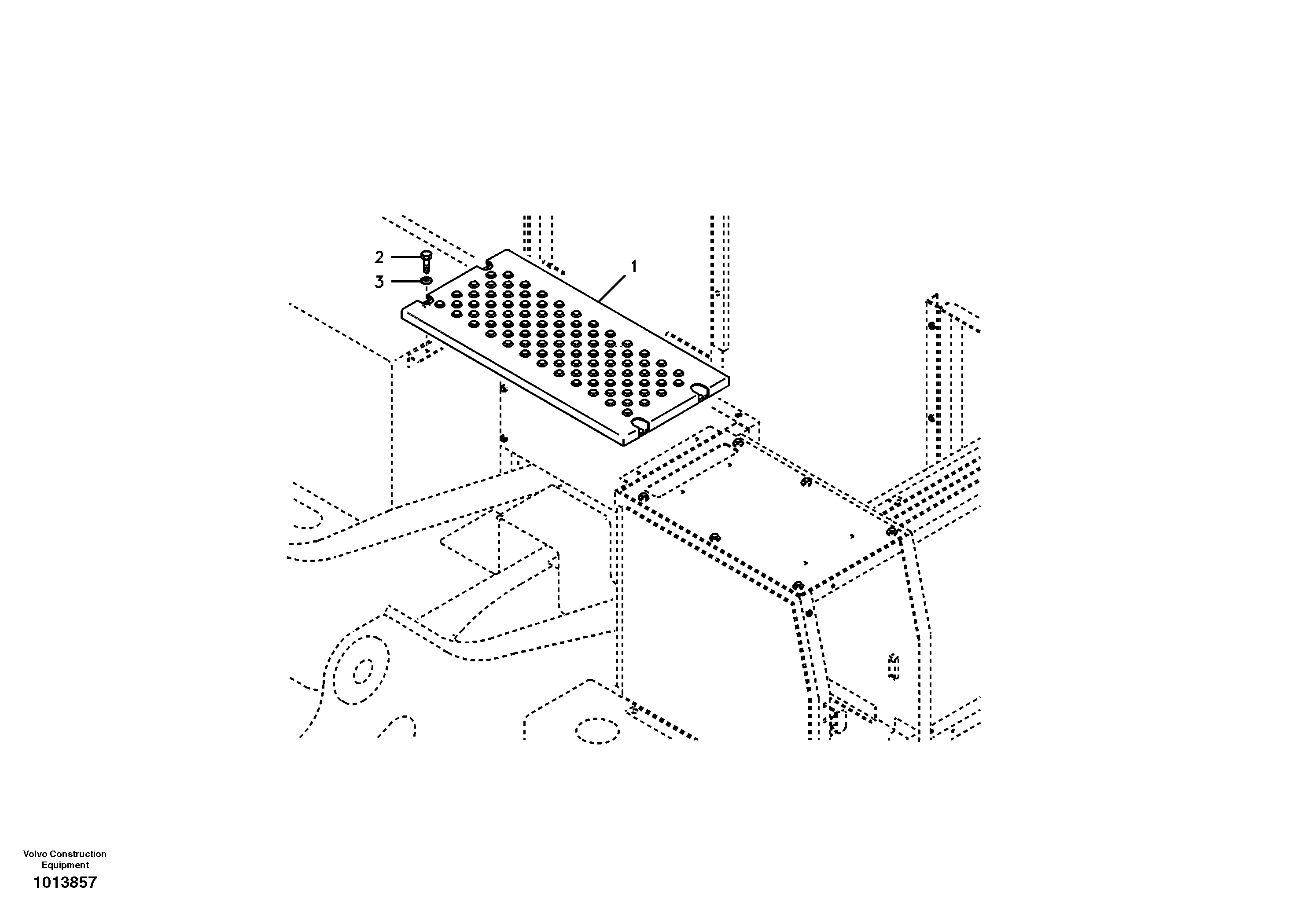 Схема запчастей Volvo EW145B - 22873 Cover, control valve EW145B