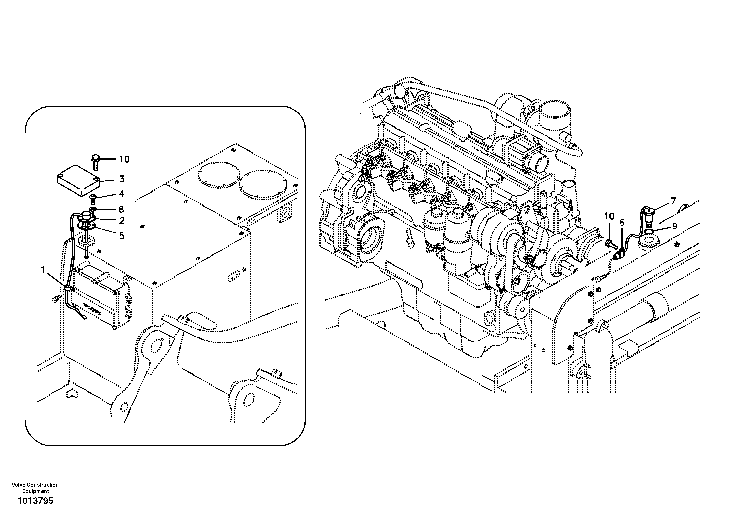 Схема запчастей Volvo EW145B - 15598 Electrical sensor EW145B