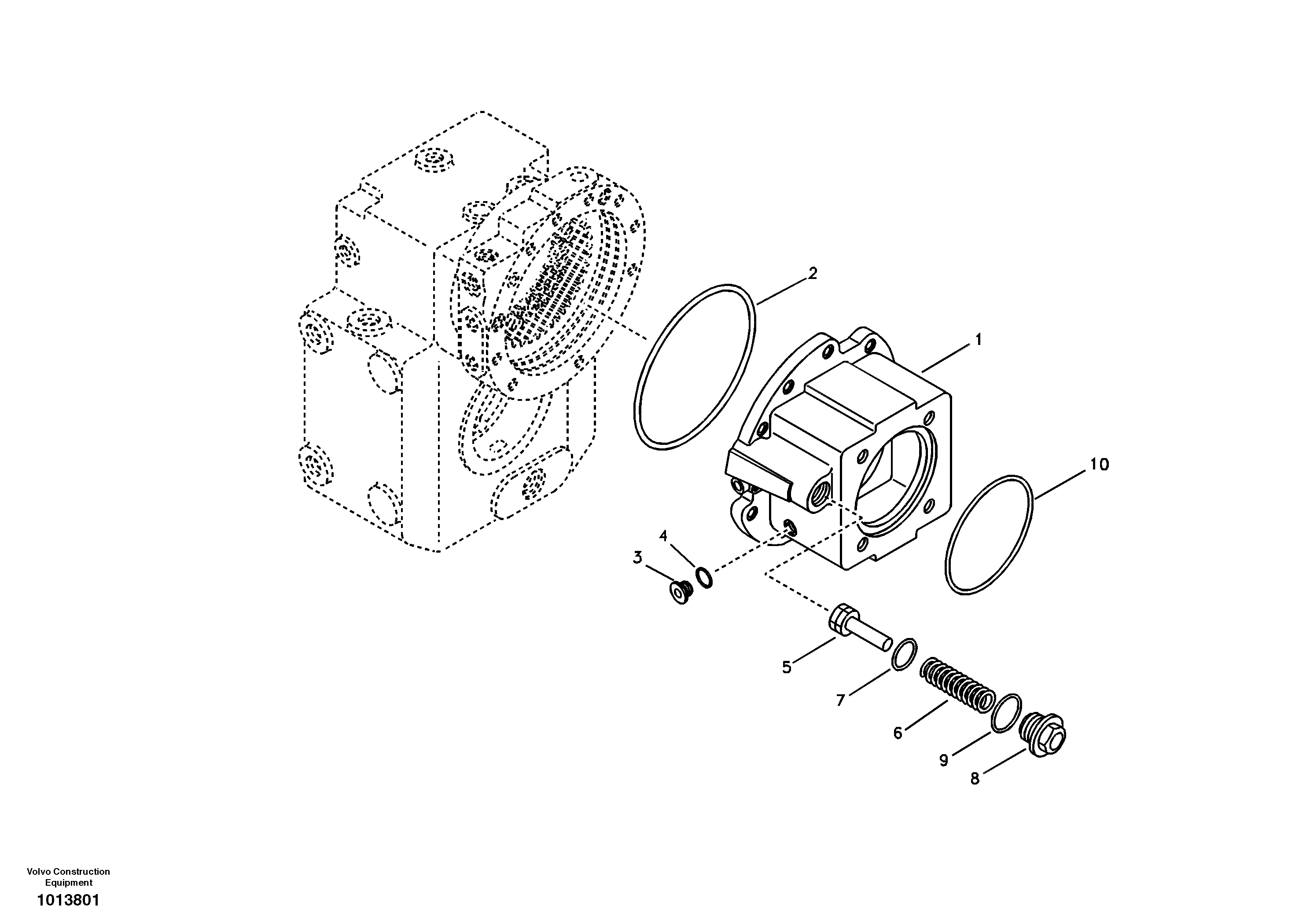 Схема запчастей Volvo EW145B - 11203 Input shaft, housing EW145B