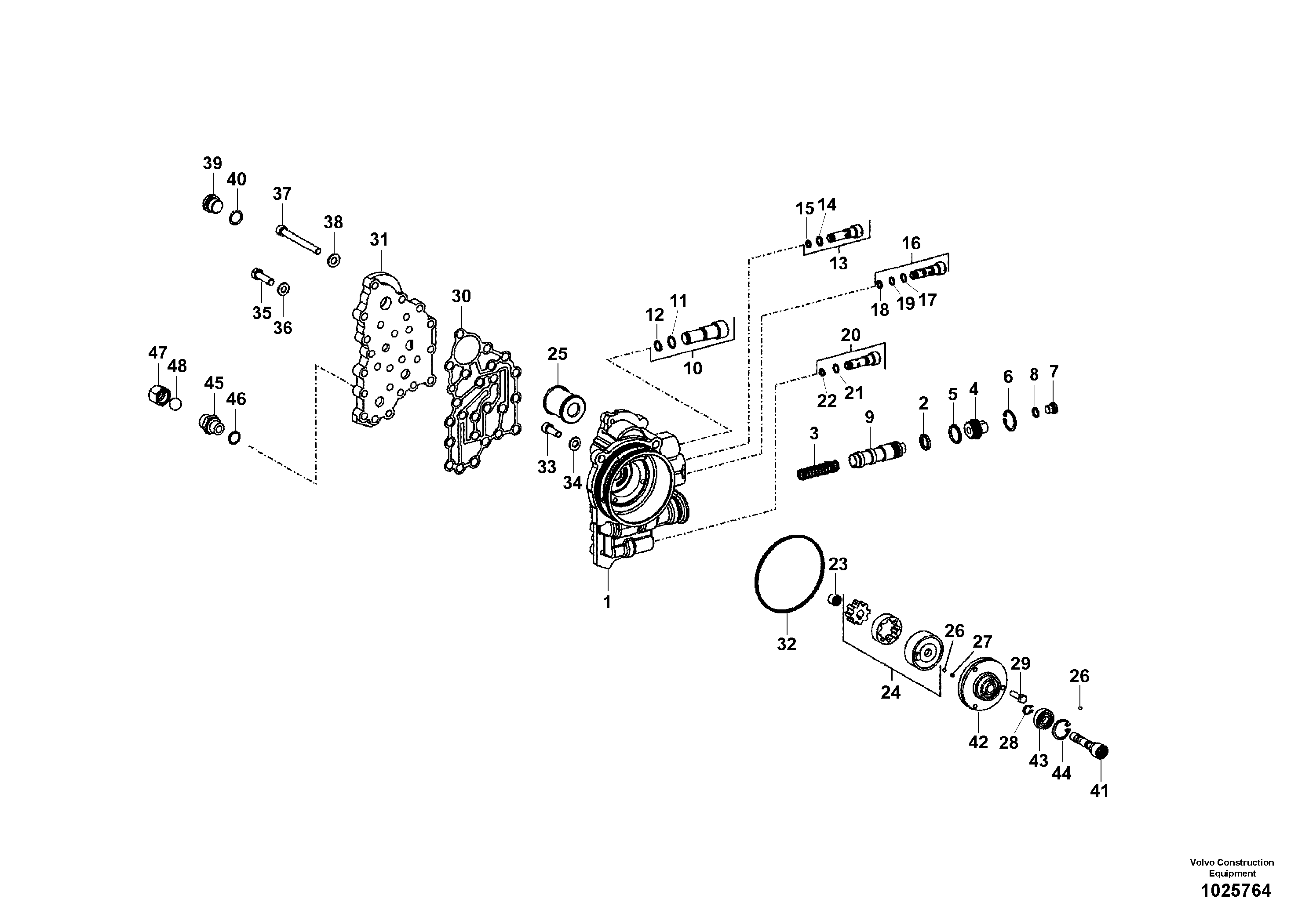 Схема запчастей Volvo EW145B - 58796 Gear shift sensor EW145B PRIME S/N 15001-