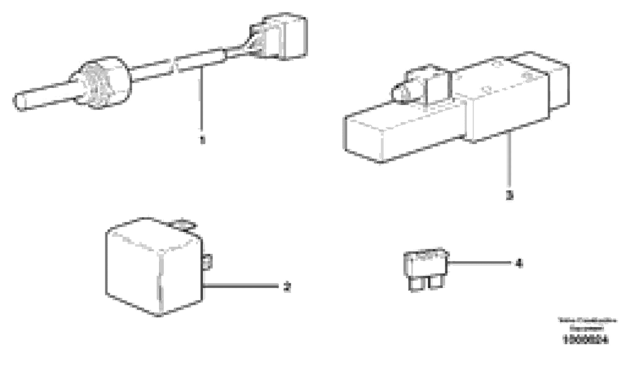 Схема запчастей Volvo EC160 - 60114 Level guards, sensor and relays EC160 SER NO 1001-