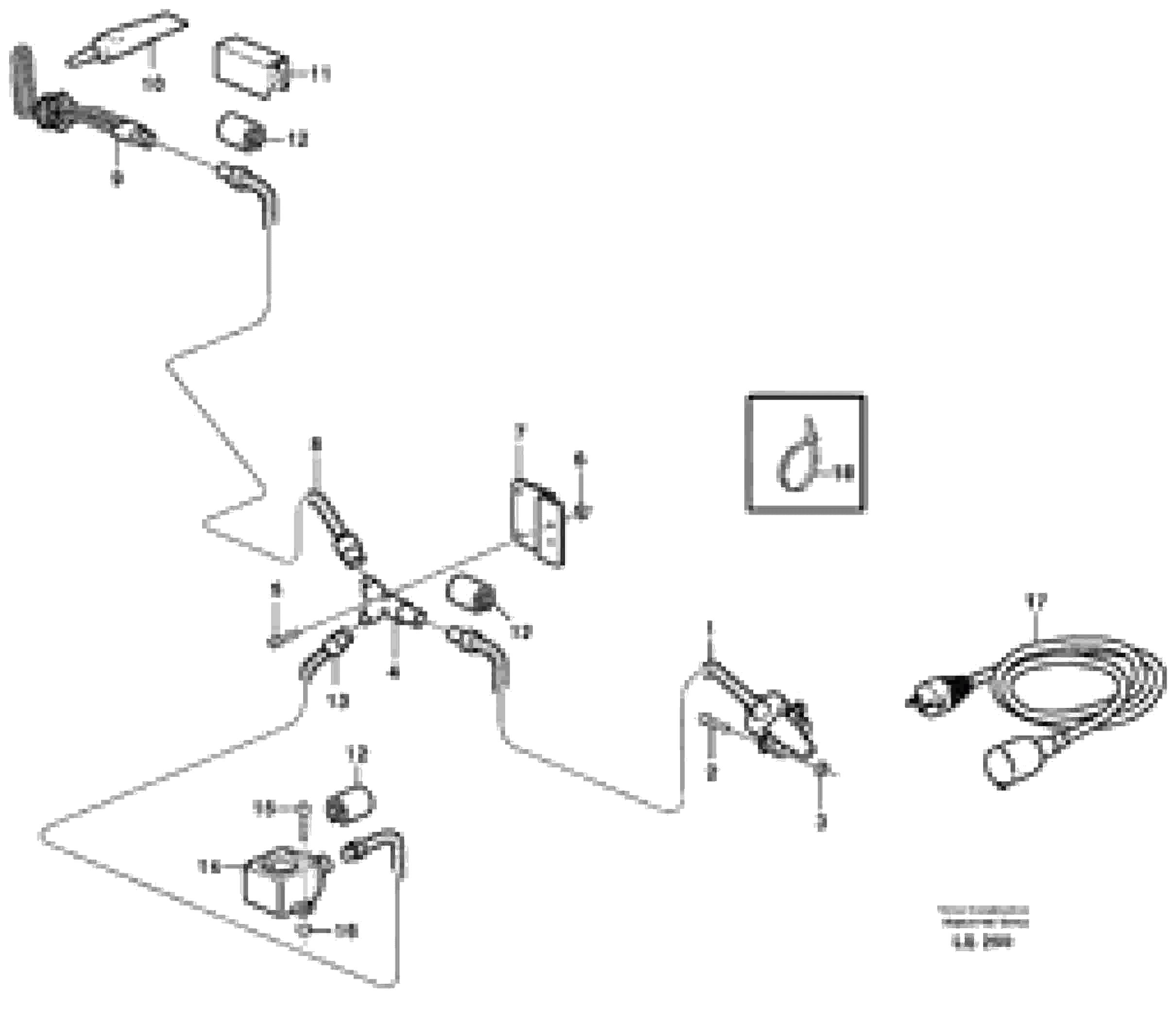 Схема запчастей Volvo EC160 - 44861 Engine heater EC160 SER NO 1001-