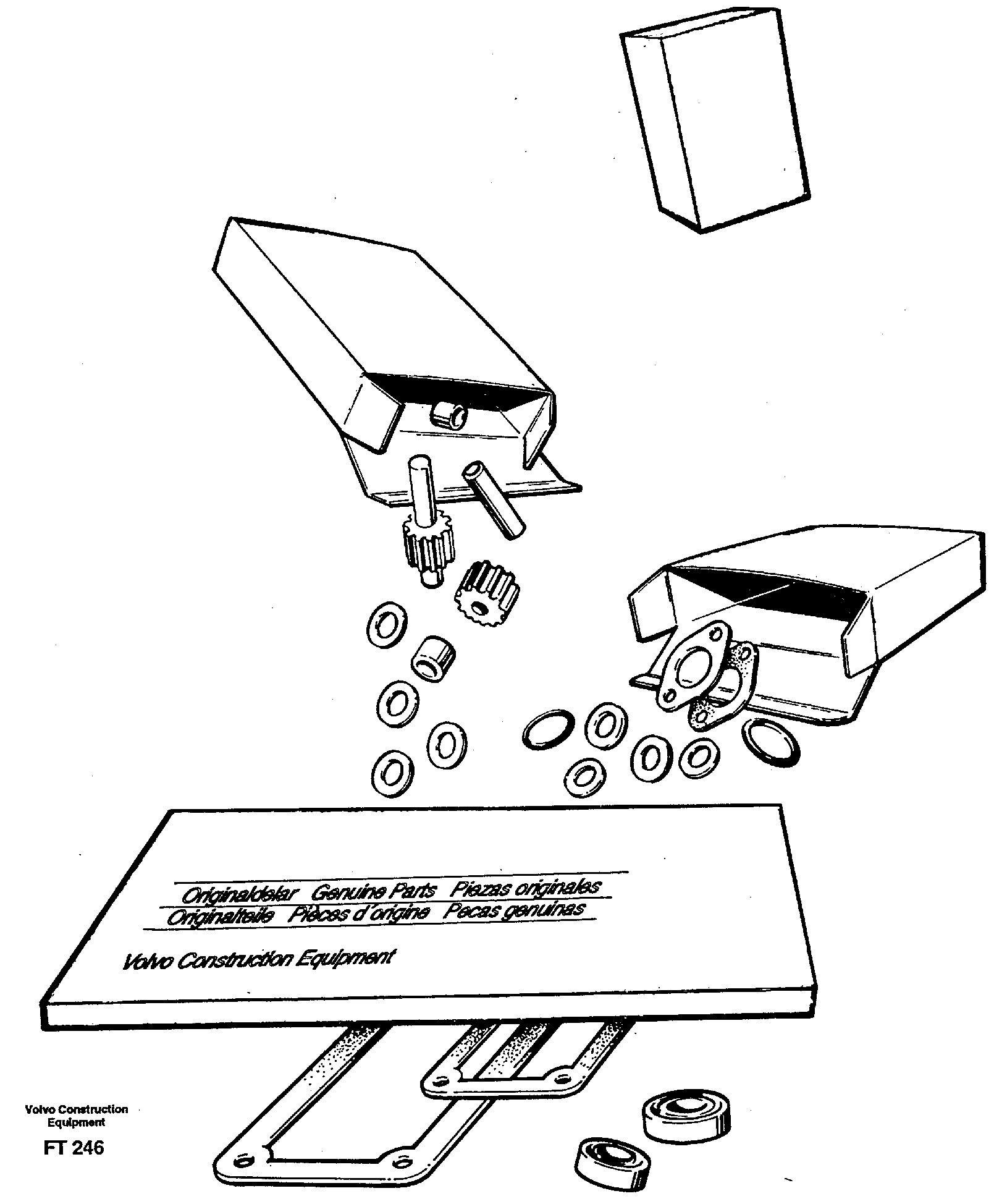 Схема запчастей Volvo EC340 - 68321 Ремкомплект двигателя EC340 SER NO 1001-