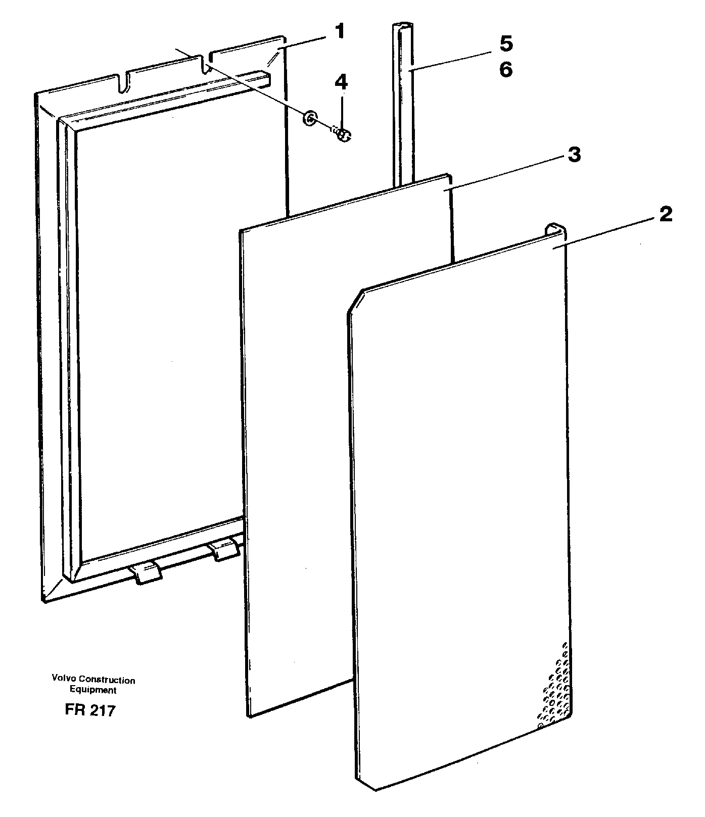 Схема запчастей Volvo EW130 - 27152 Hatch EW130 ?KERMAN ?KERMAN EW130 SER NO - 447