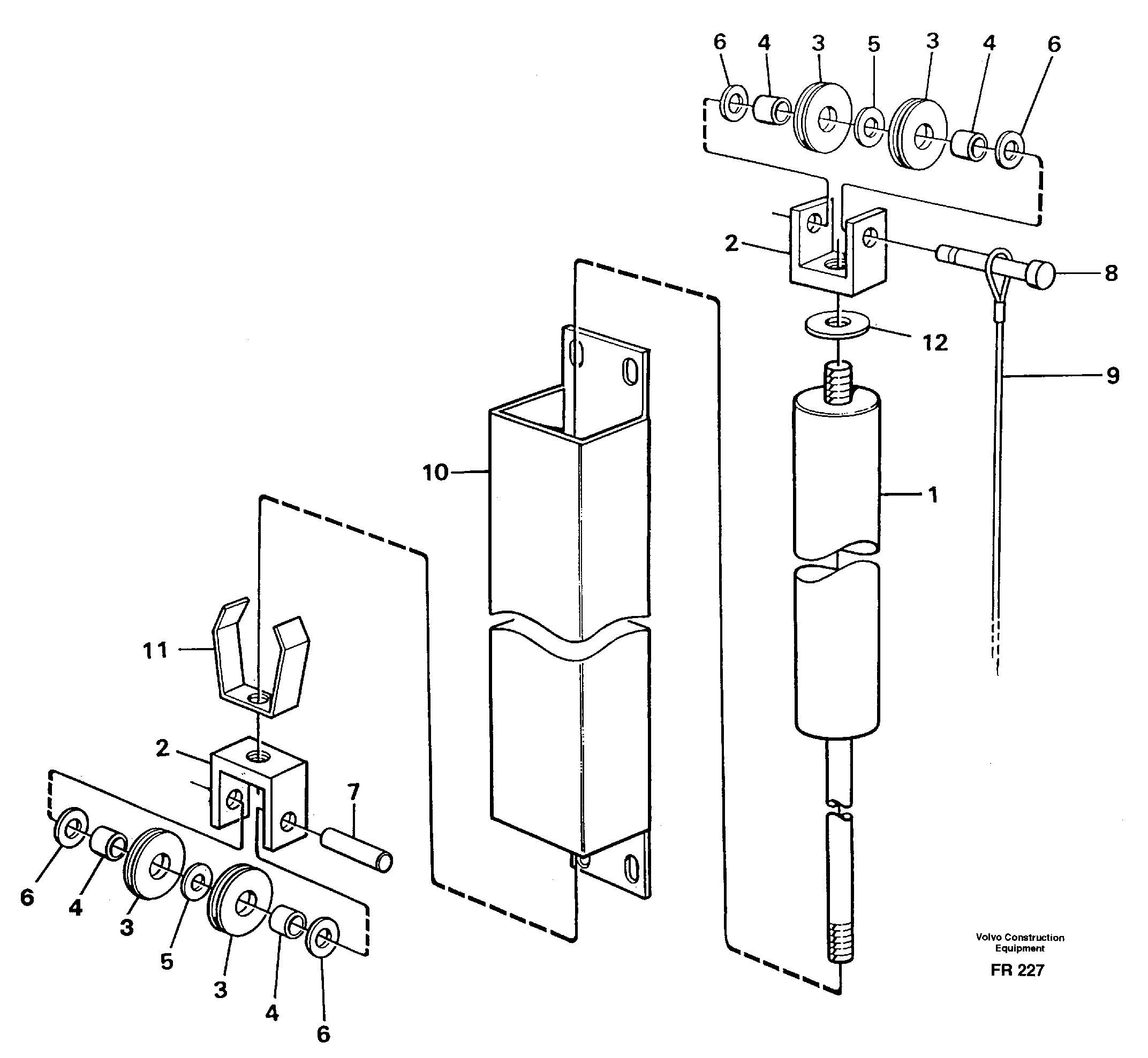 Схема запчастей Volvo EW130 - 19886 Window lifts EW130 ?KERMAN ?KERMAN EW130 SER NO - 447