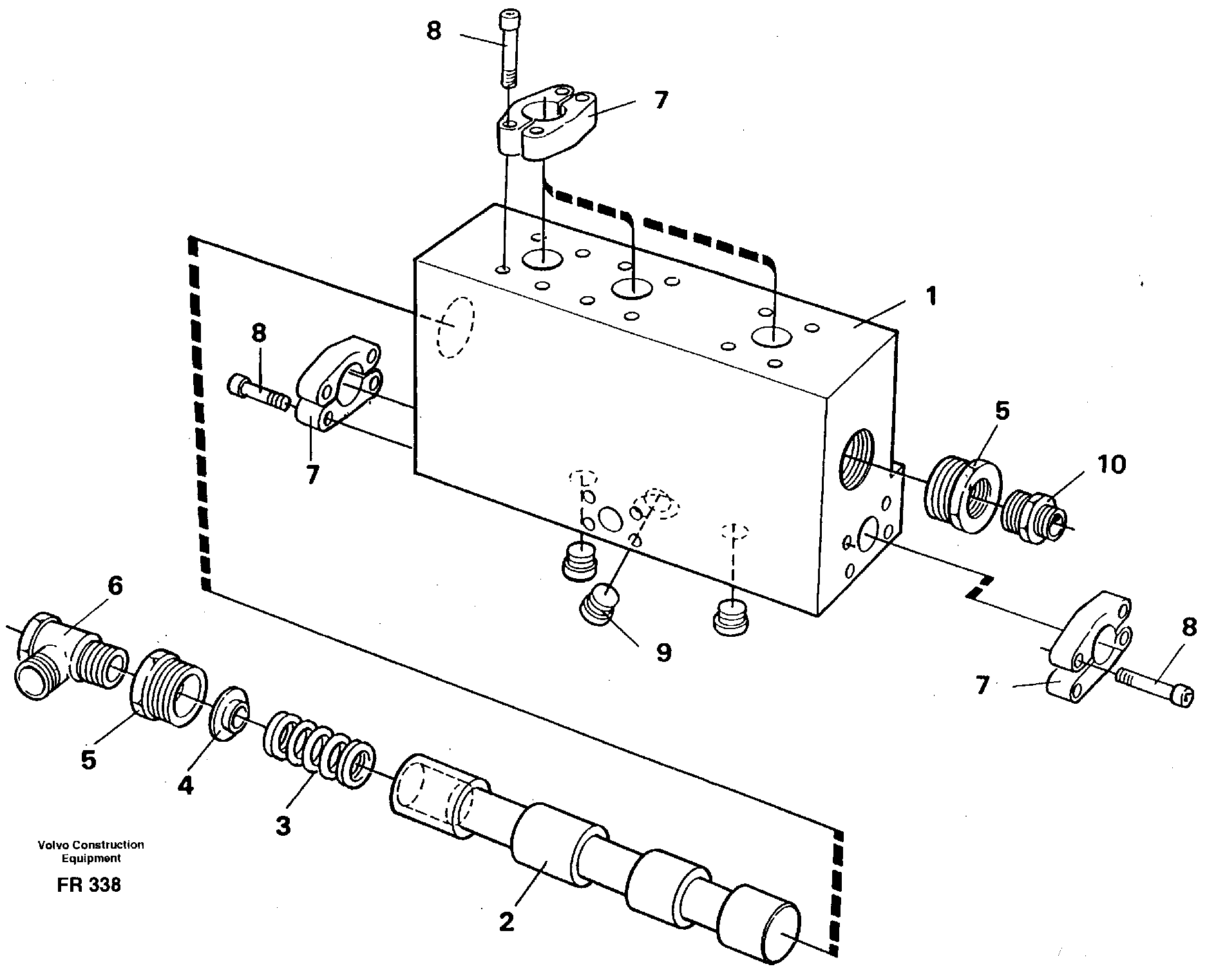 Схема запчастей Volvo EW130 - 30670 Operating valve EW130 ?KERMAN ?KERMAN EW130 SER NO - 447
