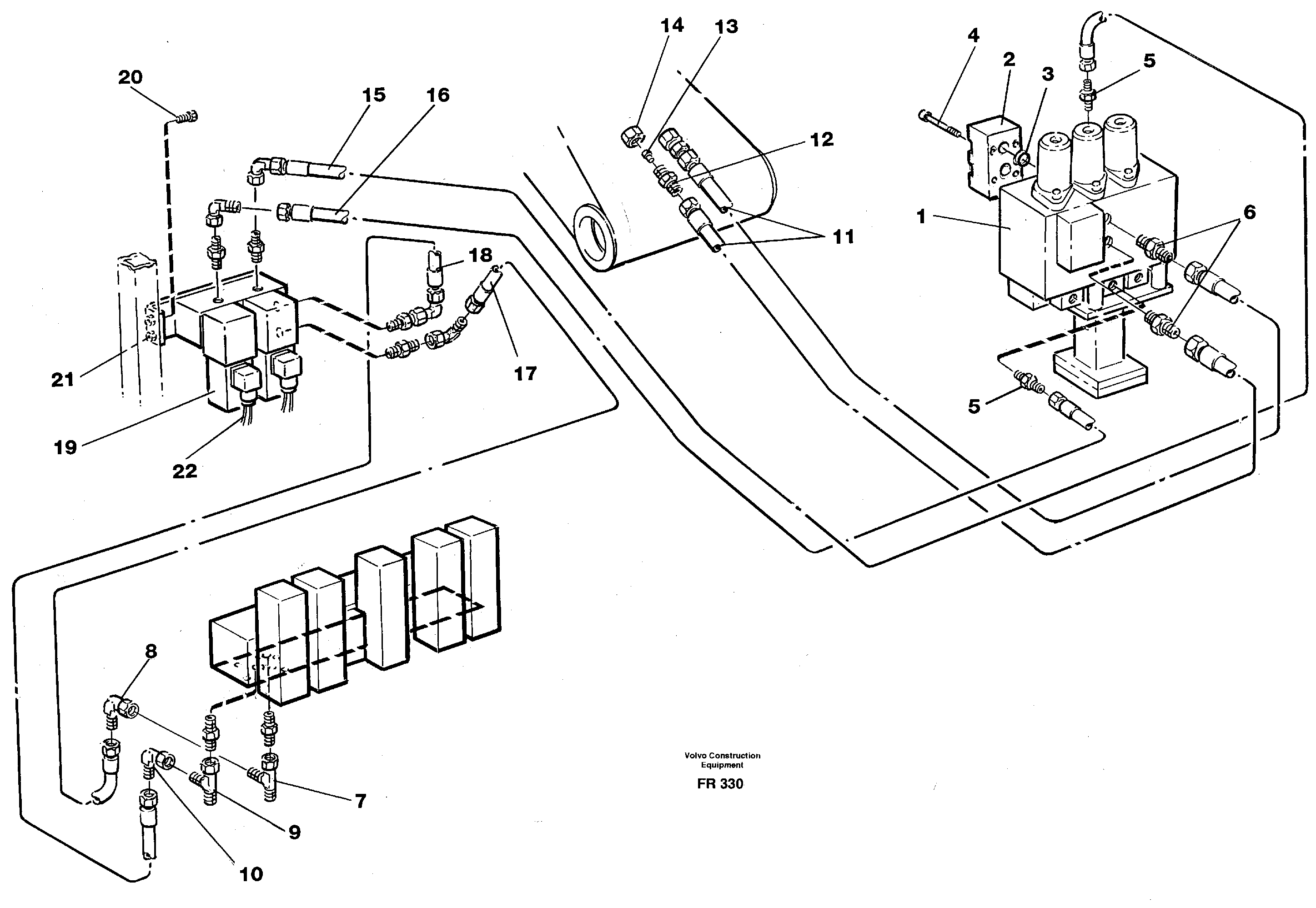 Схема запчастей Volvo EW130 - 34986 Slope bucket/rotator equipm. for adj.boom in base machine.button-oper EW130 ?KERMAN ?KERMAN EW130 SER NO - 447