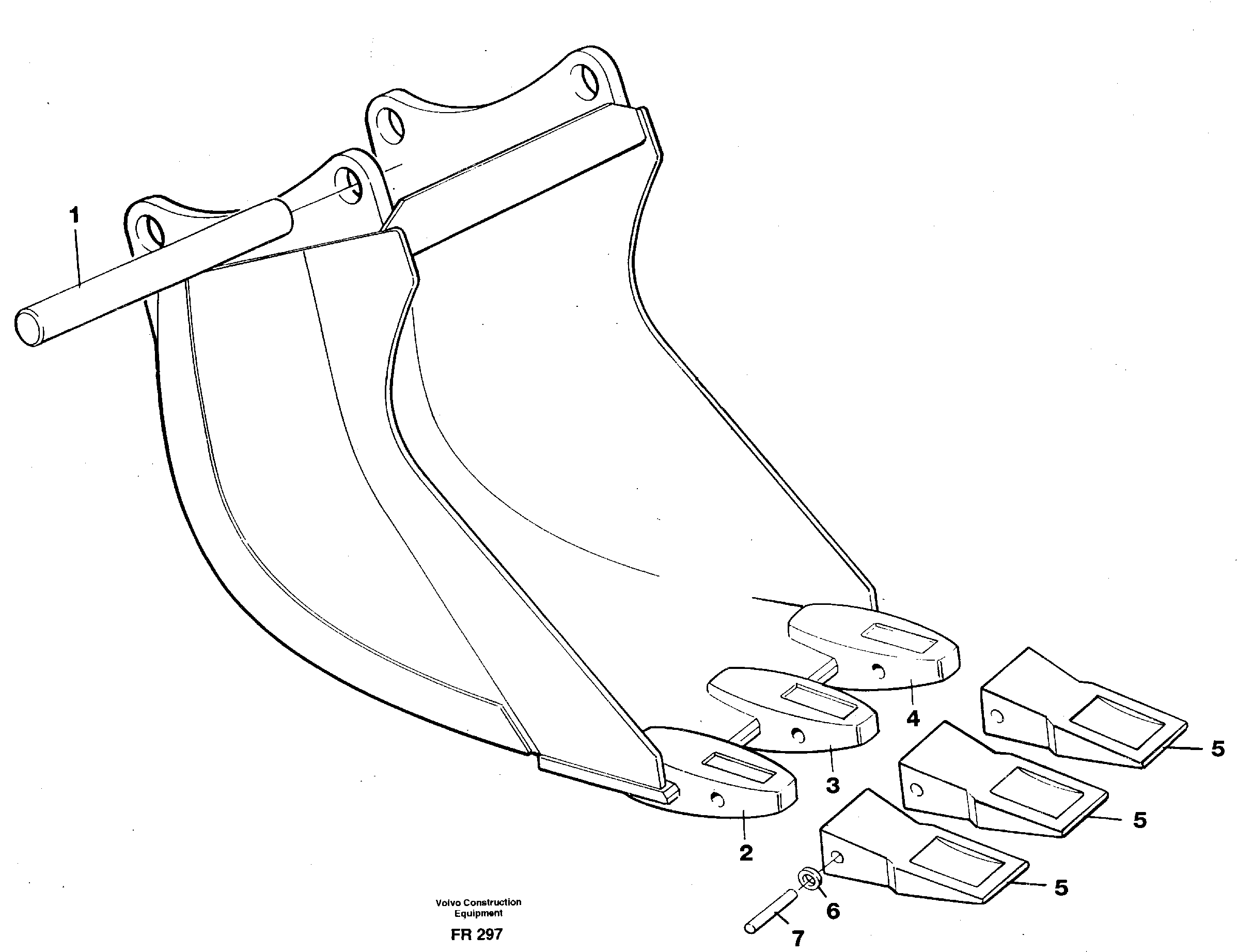 Схема запчастей Volvo EW130 - 12284 Cable bucket EW130 ?KERMAN ?KERMAN EW130 SER NO - 447