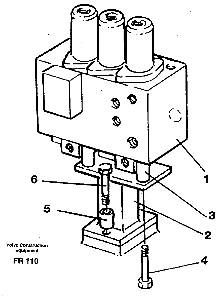 Схема запчастей Volvo EW130 - 31507 Slew valve assembly EW130 ?KERMAN ?KERMAN EW130 SER NO - 447