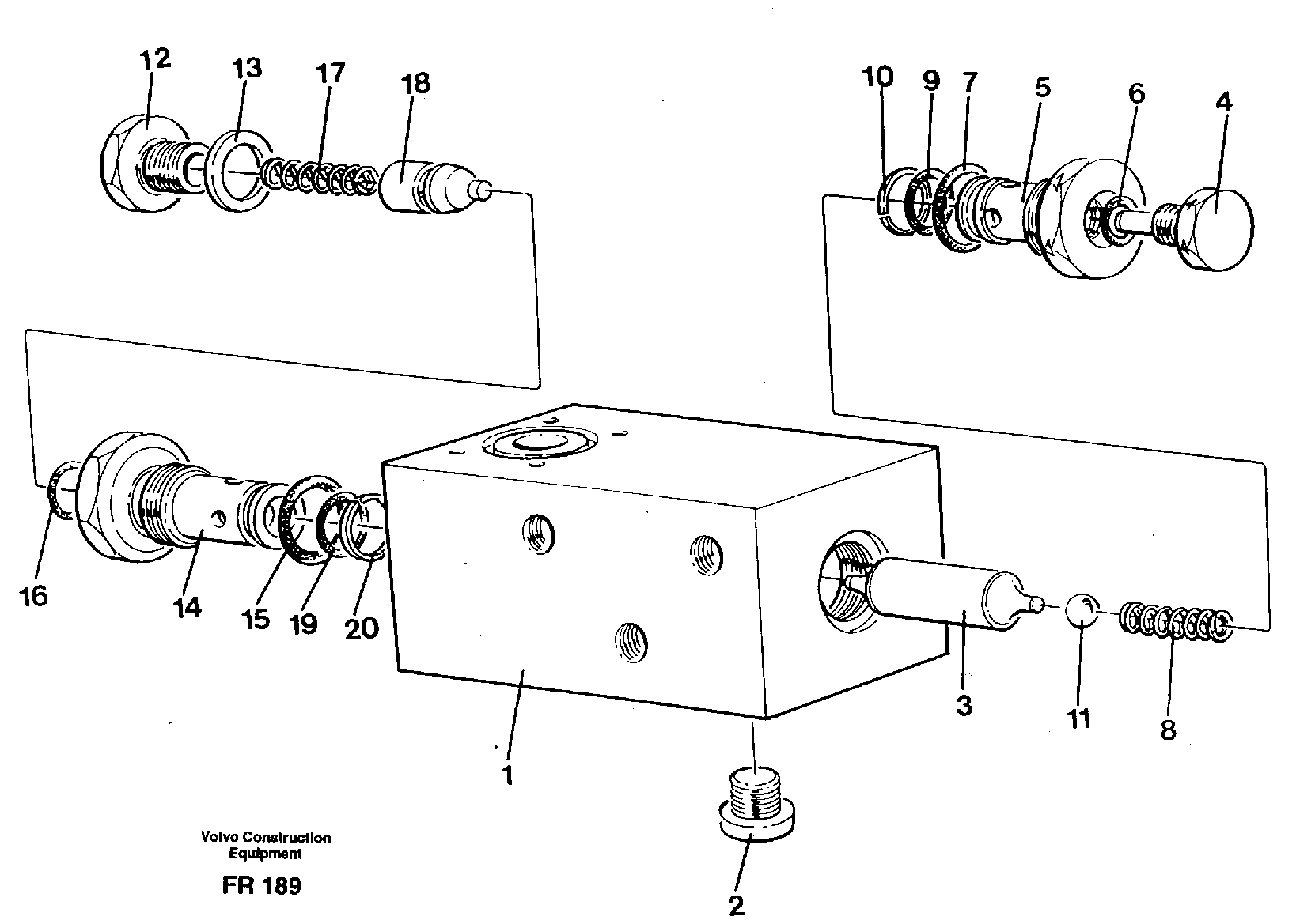 Схема запчастей Volvo EW130 - 12290 Hydraulic lock, stabilisor EW130 ?KERMAN ?KERMAN EW130 SER NO - 447