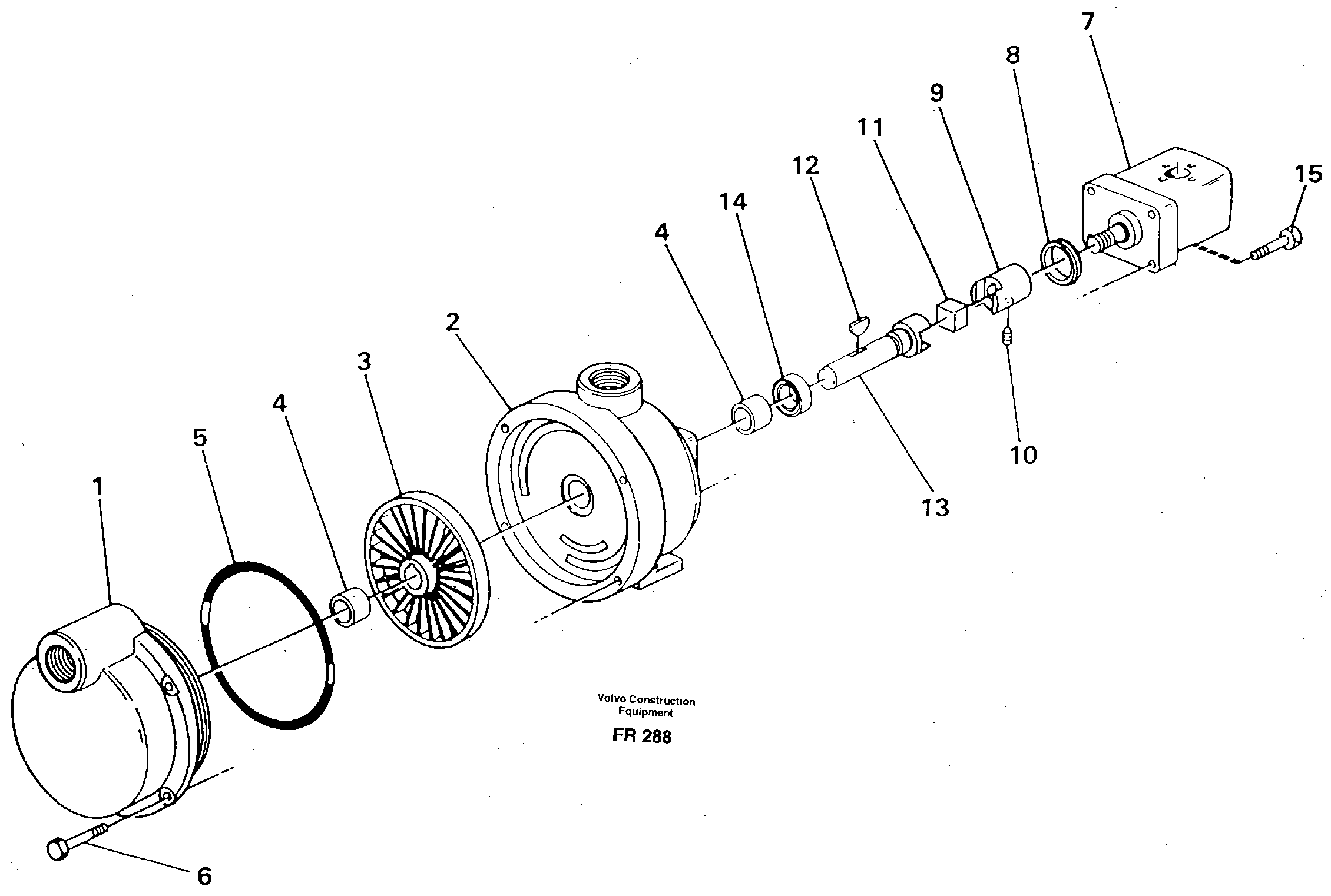 Схема запчастей Volvo EW130 - 17997 Fuel filling pump, el EW130 ?KERMAN ?KERMAN EW130 SER NO - 447