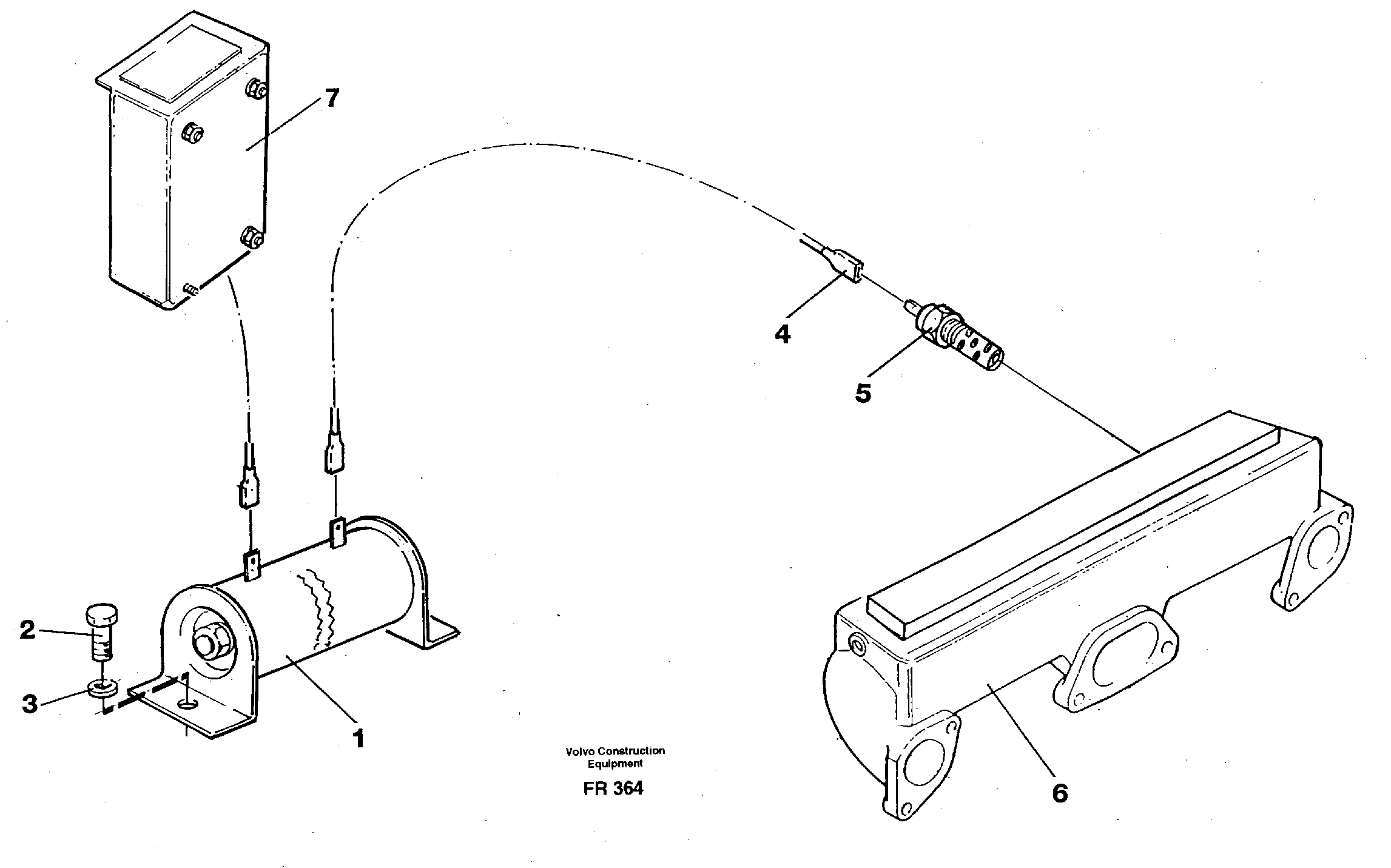 Схема запчастей Volvo EW130 - 26723 Starter resistor for heater, assembly EW130 ?KERMAN ?KERMAN EW130 SER NO - 447