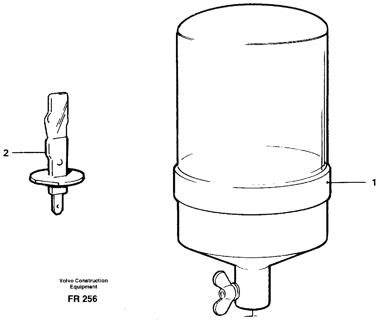 Схема запчастей Volvo EW130 - 26726 Rotating beacon EW130 ?KERMAN ?KERMAN EW130 SER NO - 447