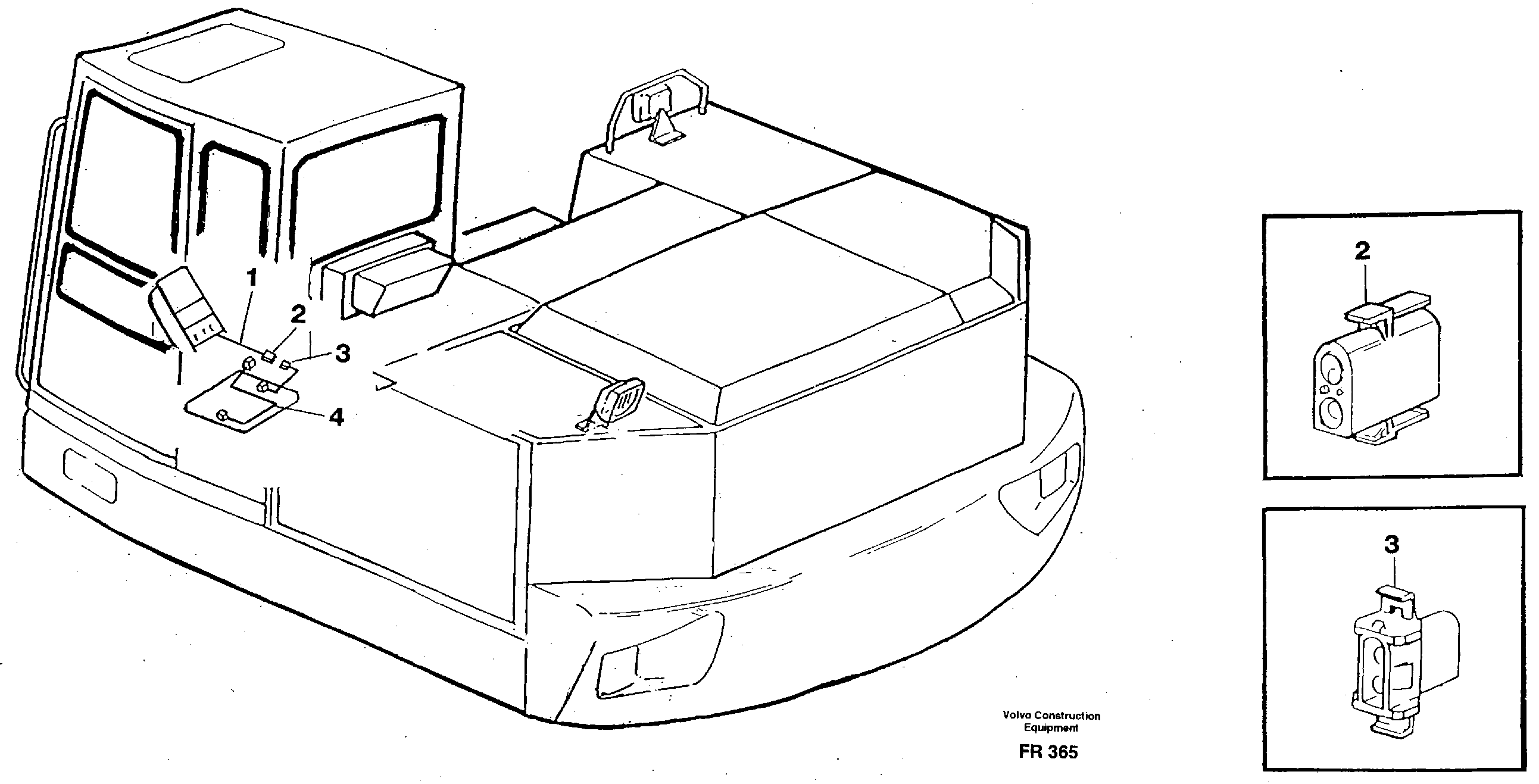Схема запчастей Volvo EW130 - 27304 Electric installation for hydraulic hammer lock EW130 ?KERMAN ?KERMAN EW130 SER NO - 447