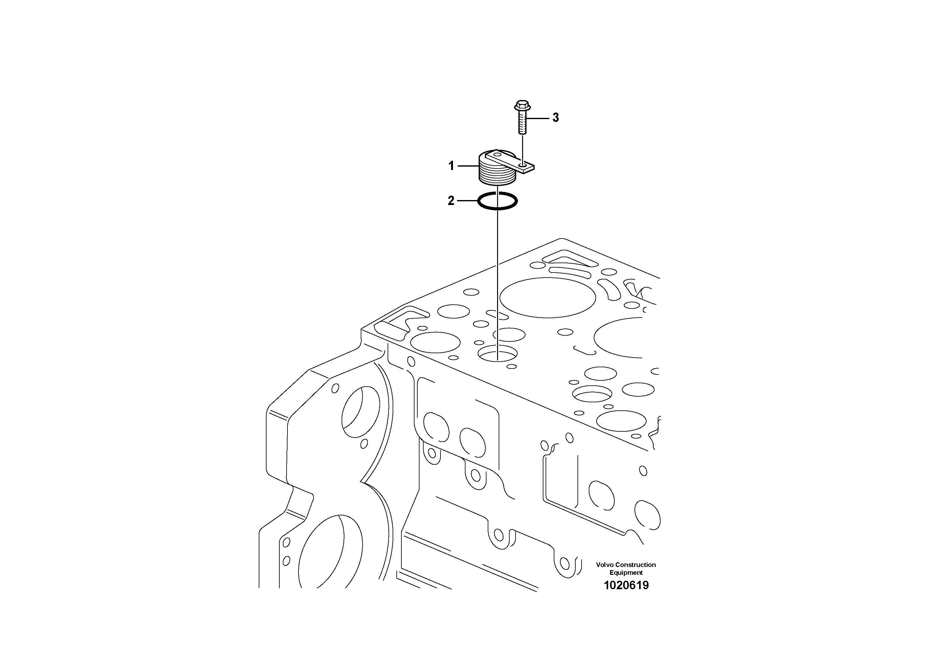 Схема запчастей Volvo EC140B - 35291 Shutdown device EC140B