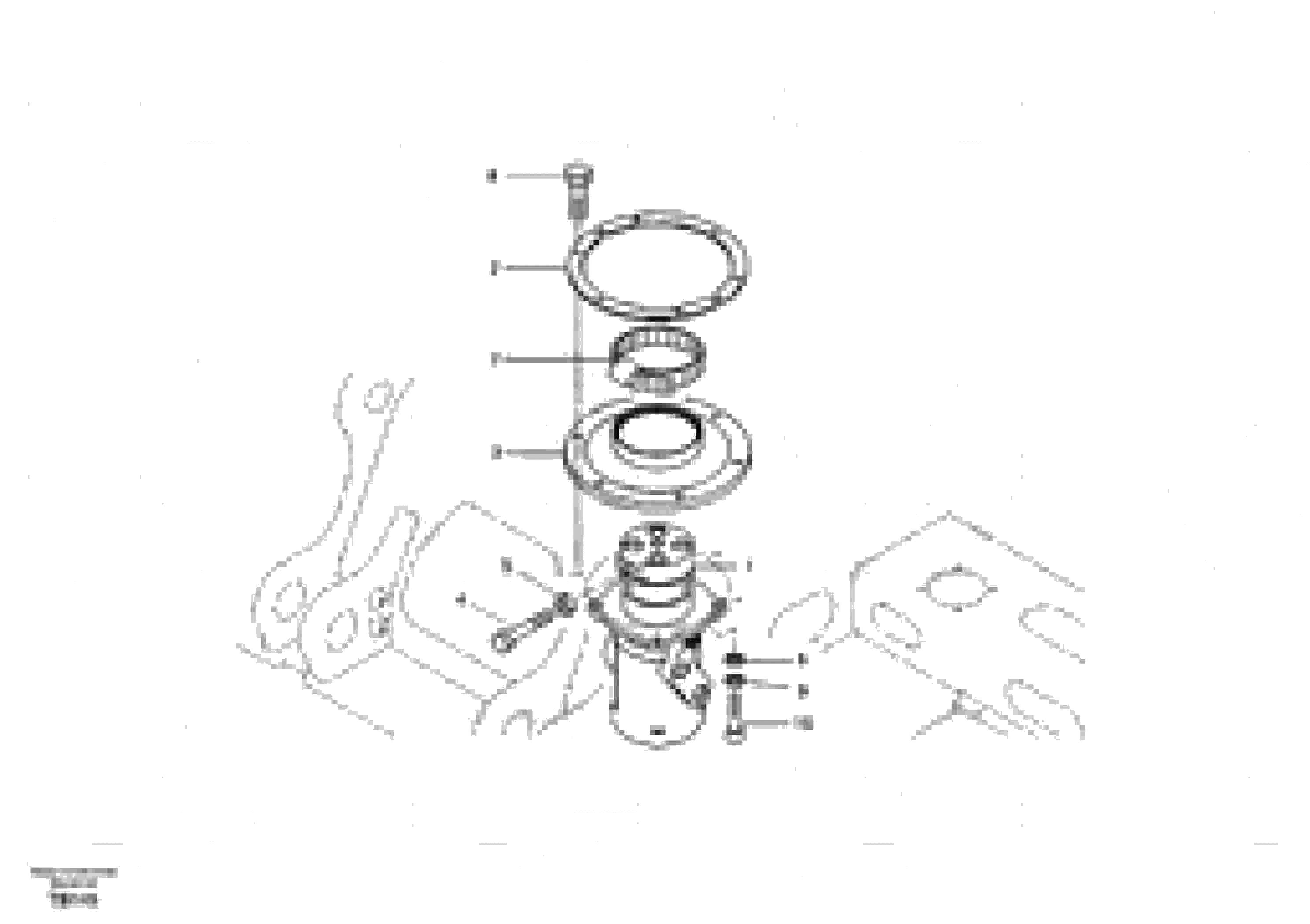 Схема запчастей Volvo EC140B - 51137 Turning joint, mounting EC140B