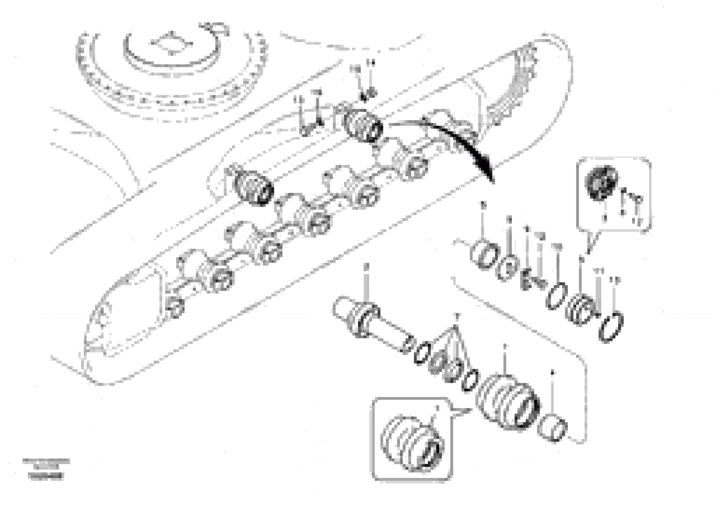 Схема запчастей Volvo EC140B - 18116 Top roller EC140B