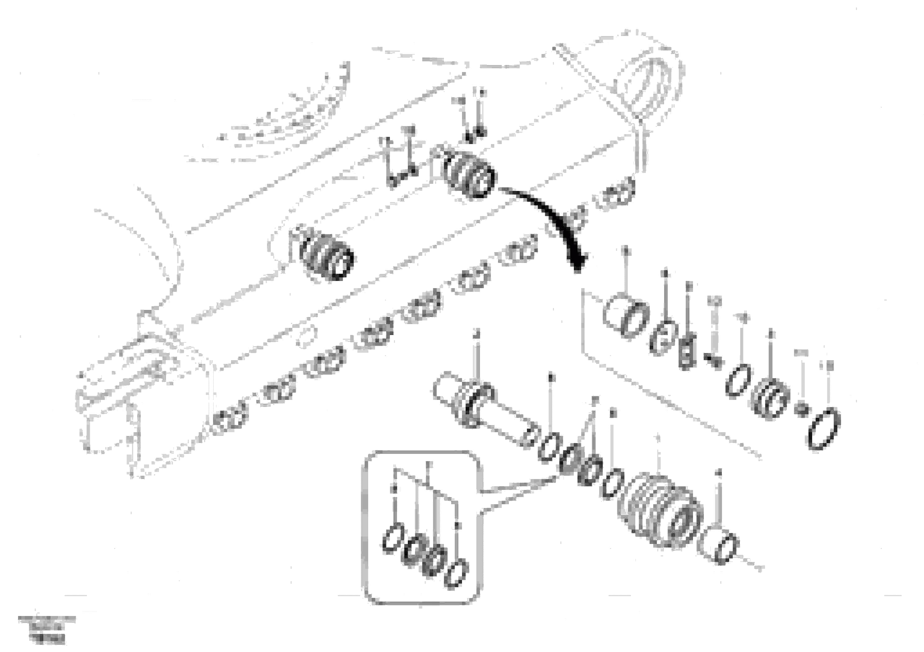 Схема запчастей Volvo EC140B - 50108 Top roller EC140B