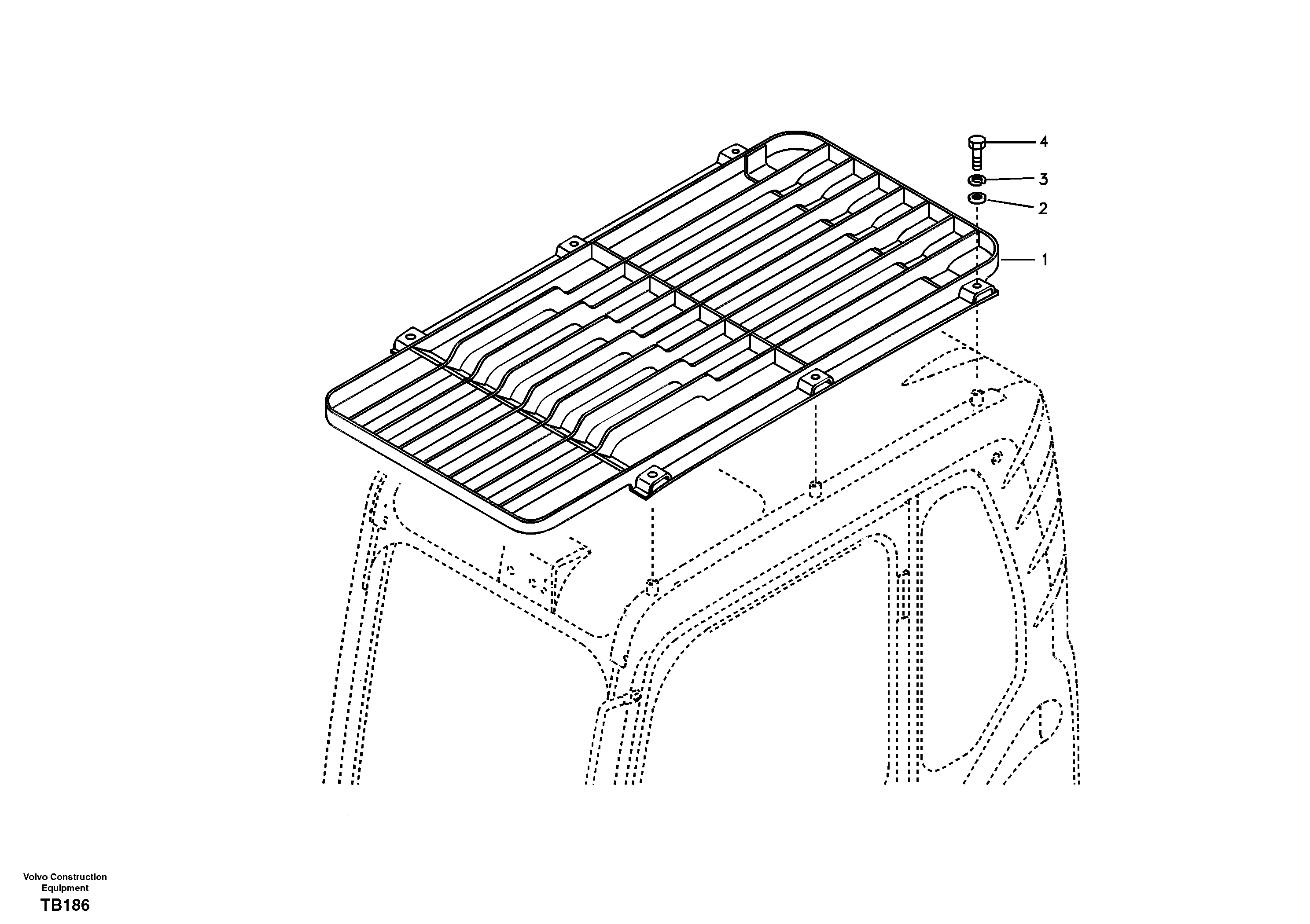 Схема запчастей Volvo EC140B - 35001 Fops, protecting equipment EC140B