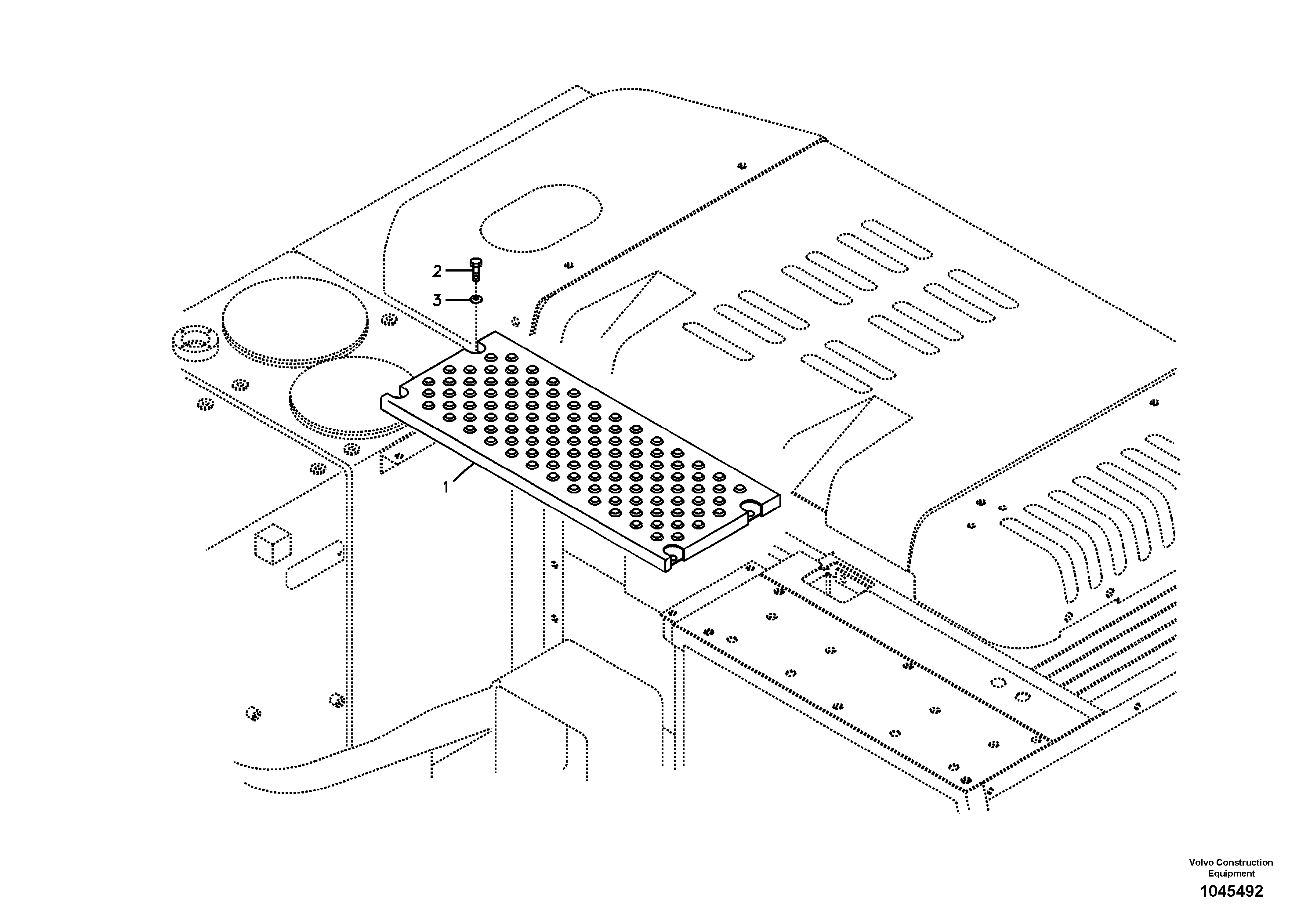 Схема запчастей Volvo EC140B - 87701 Cover, control valve EC140B PRIME S/N 15001-