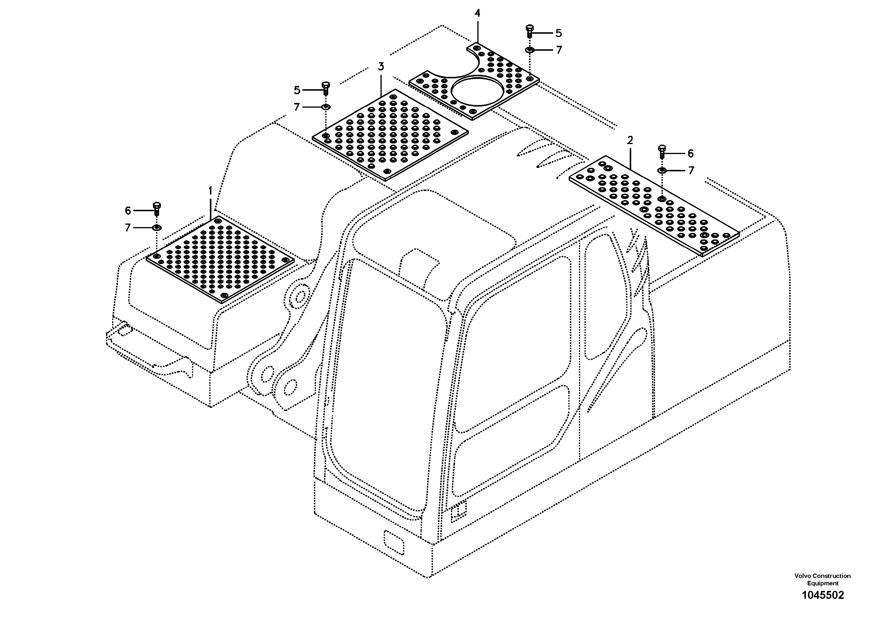 Схема запчастей Volvo EC140B - 92160 Anti slip EC140B PRIME S/N 15001-