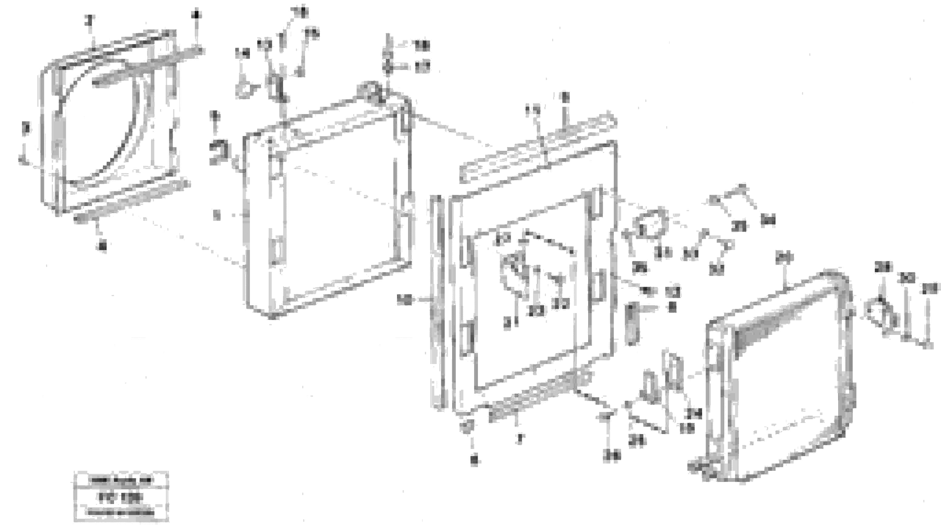 Схема запчастей Volvo EC150 - 33804 Радиатор масляной для гидравлики EC150 ?KERMAN ?KERMAN EC150 SER NO - 129