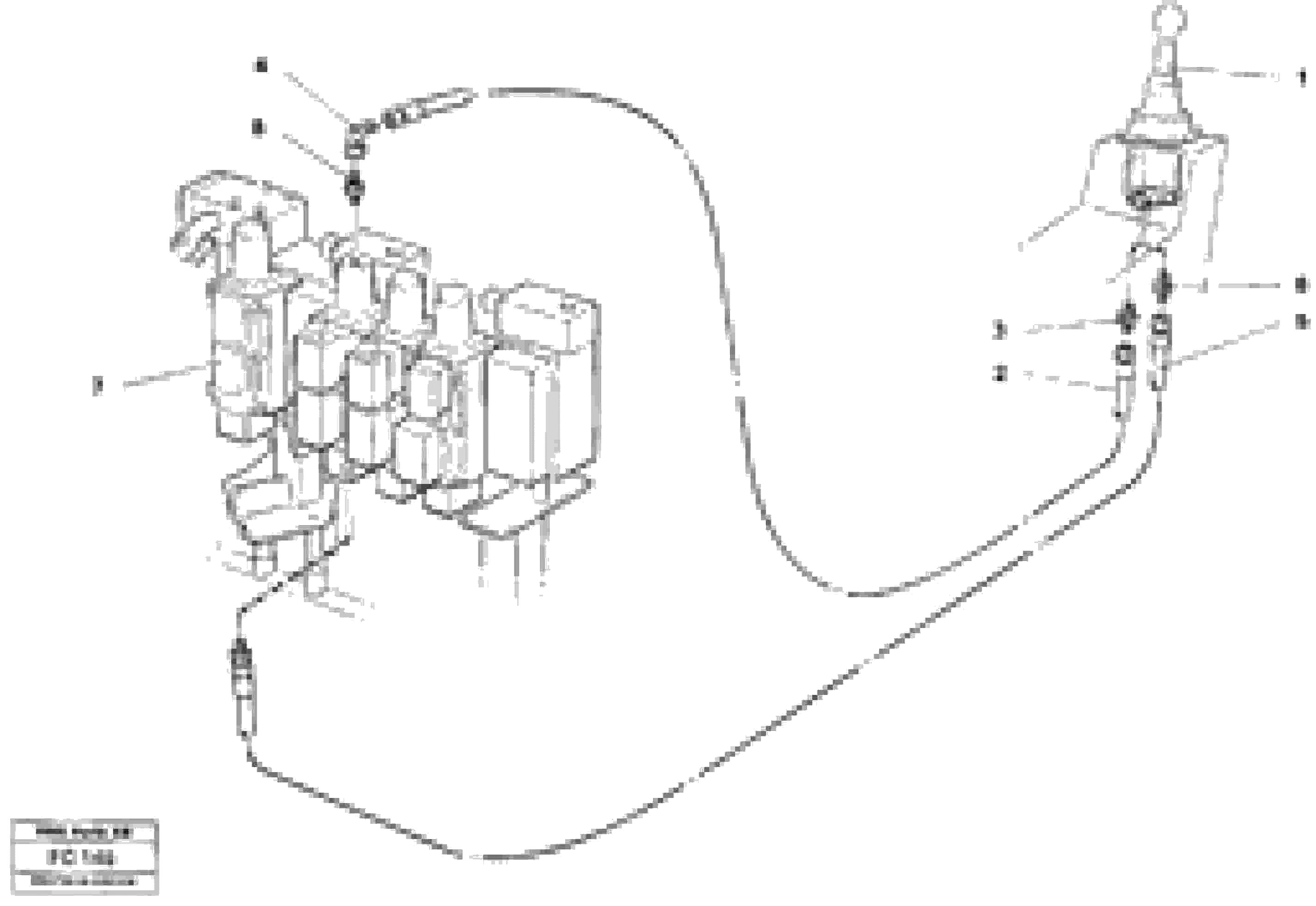 Схема запчастей Volvo EC150 - 35768 Servo hydraulics, bucket EC150 ?KERMAN ?KERMAN EC150 SER NO - 129