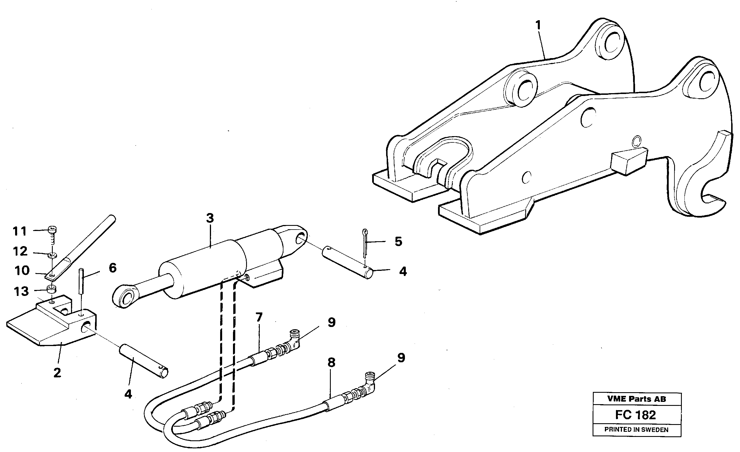 Схема запчастей Volvo EC150 - 30880 Quickfit, hydraulic EC150 ?KERMAN ?KERMAN EC150 SER NO - 129