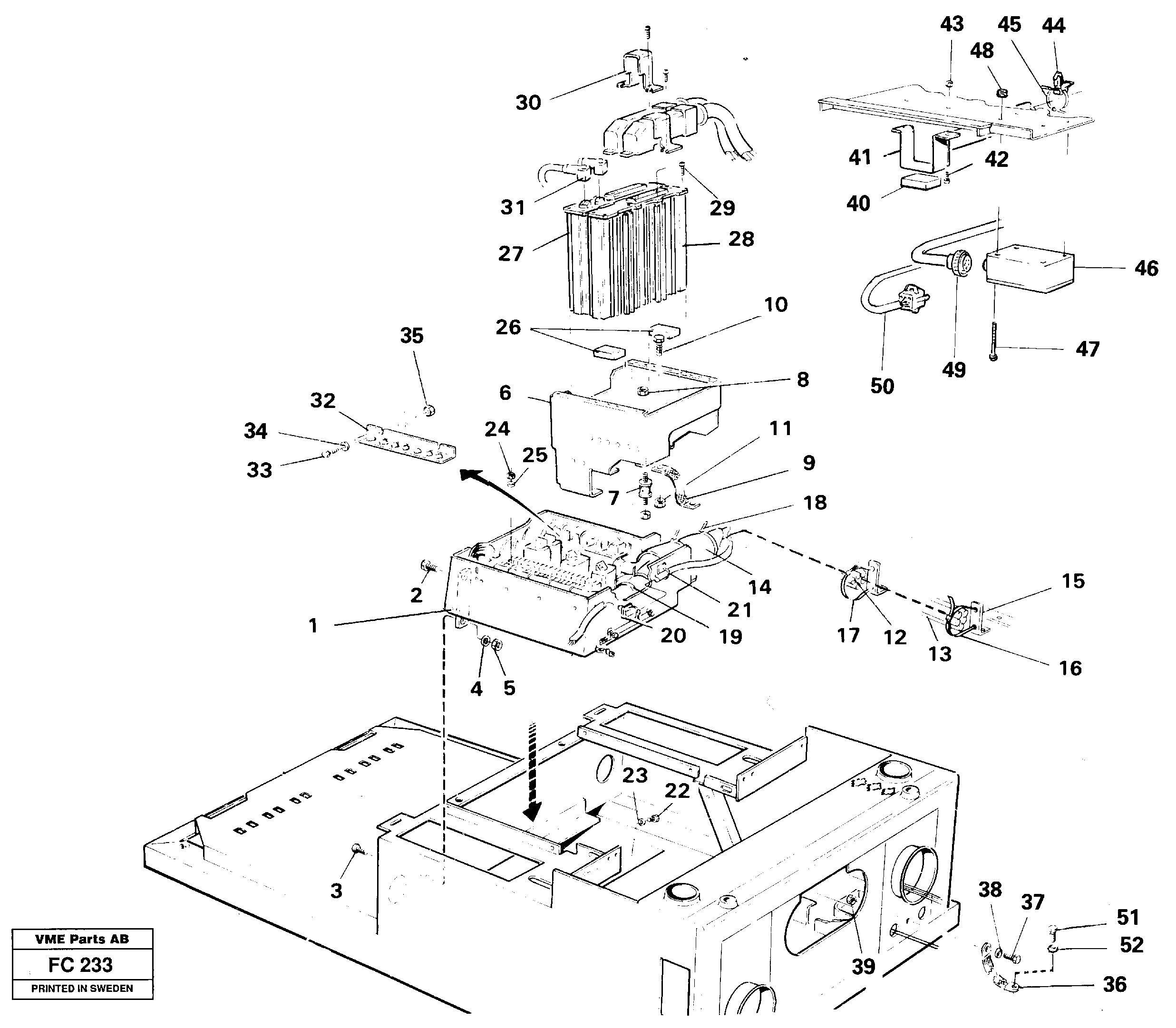 Схема запчастей Volvo EC150 - 26626 Electric installation on drivers seat EC150 ?KERMAN ?KERMAN EC150 SER NO - 129