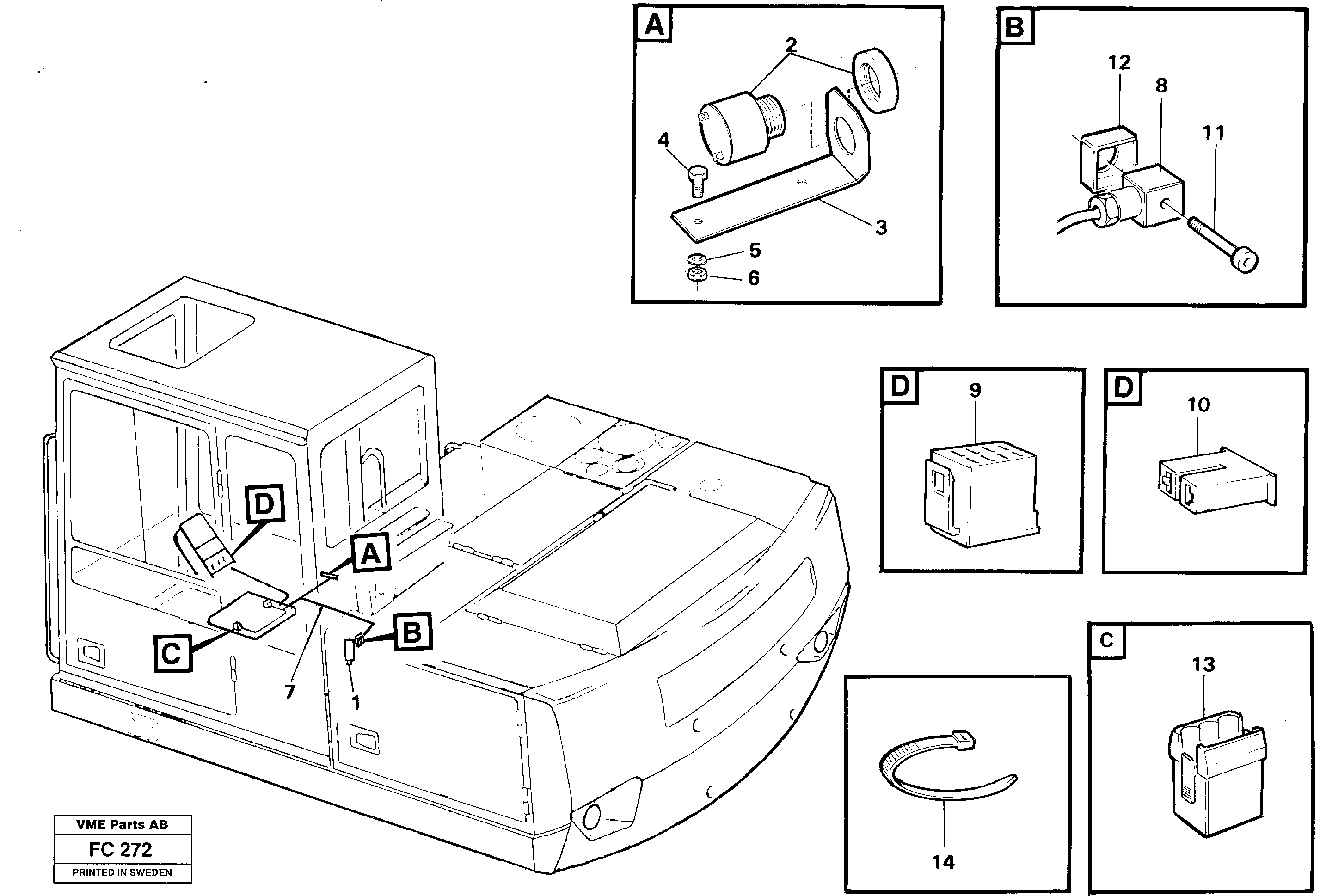 Схема запчастей Volvo EC150 - 32370 Overload protection EC150 ?KERMAN ?KERMAN EC150 SER NO - 129