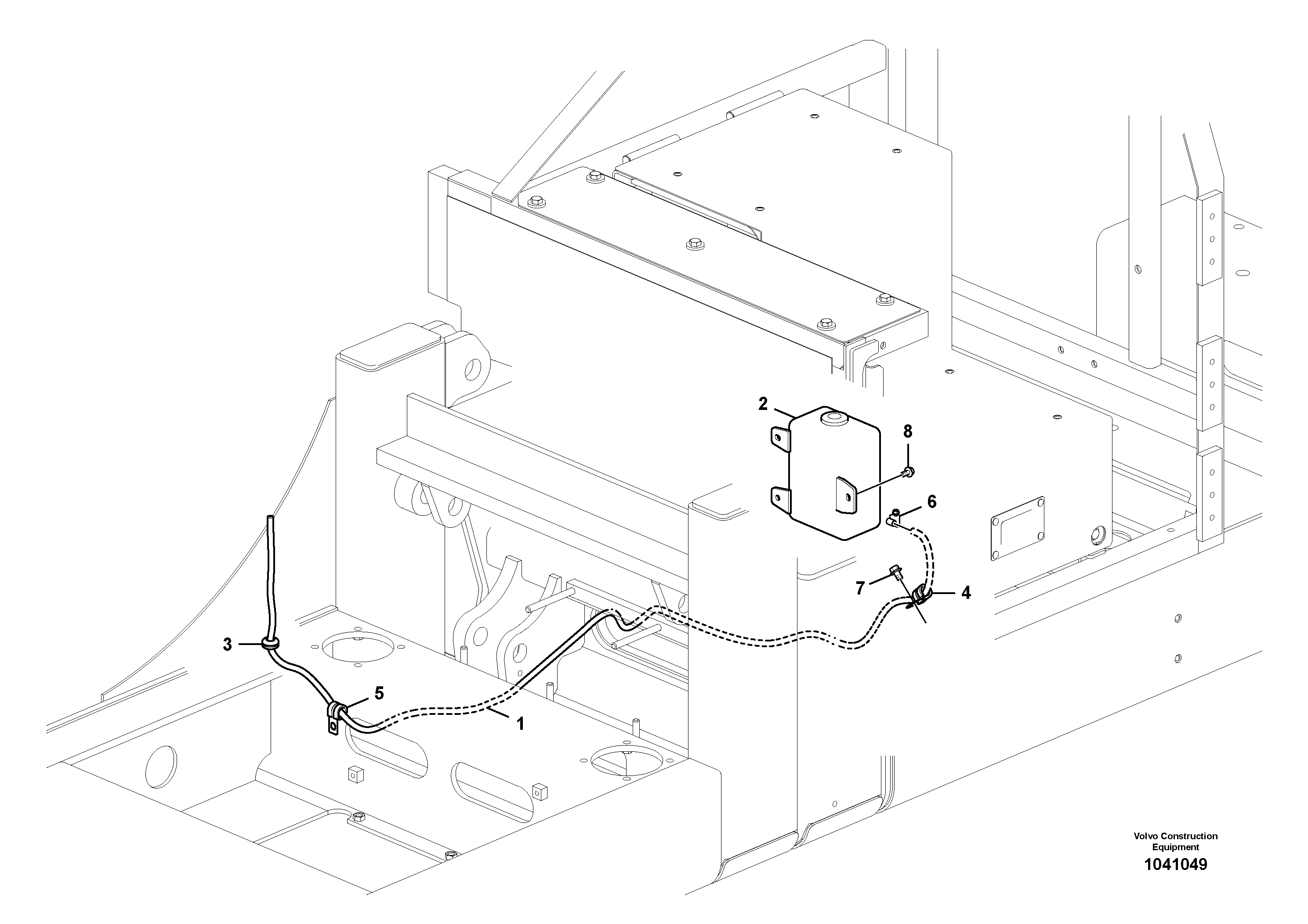 Схема запчастей Volvo EC160B - 19385 Шайба лобового стекла (ветрового) EC160B PRIME S/N 12001-
