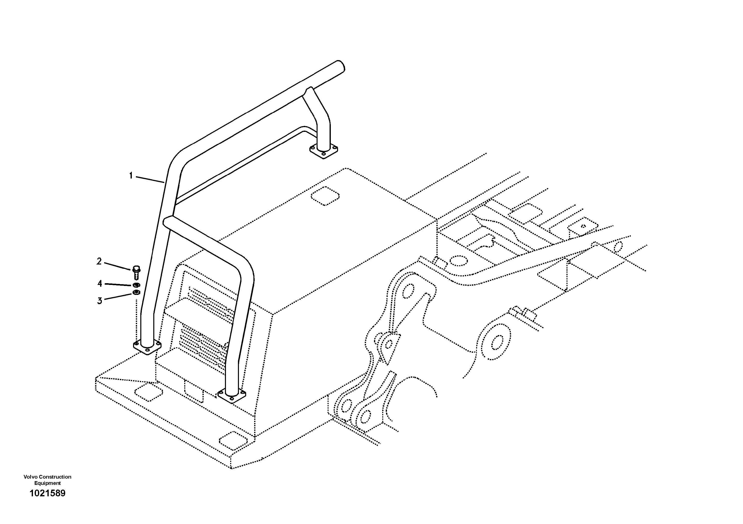 Схема запчастей Volvo EC210B - 15602 Upper protection, Forestry EC210B APPENDIX FX FORESTRY VER