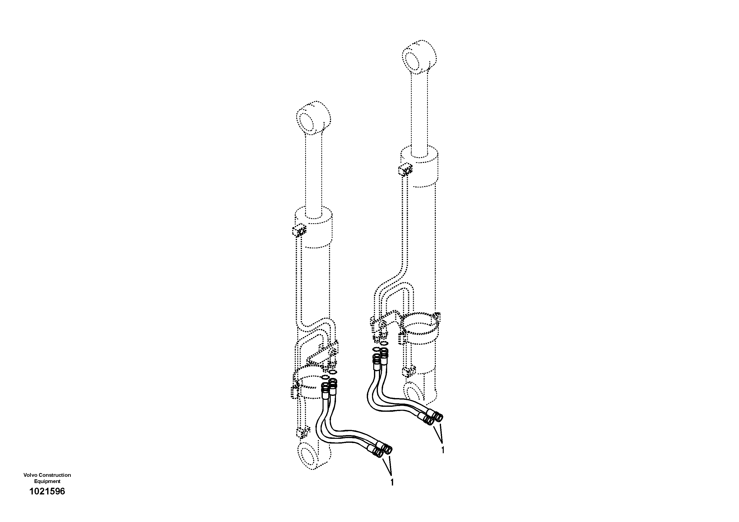 Схема запчастей Volvo EC210B - 20326 Working hydraulic, boom cylinder EC210B APPENDIX FX FORESTRY VER