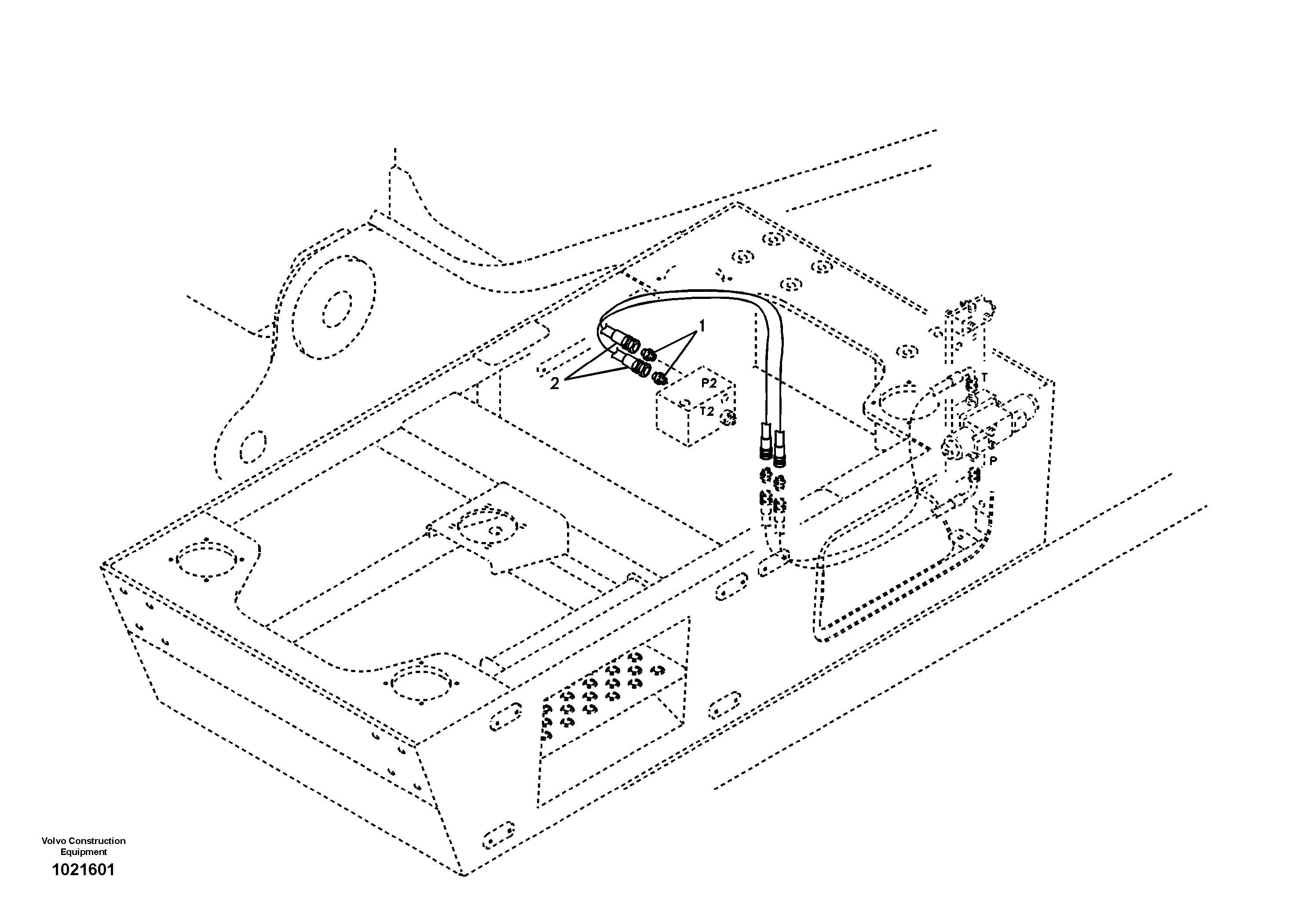 Схема запчастей Volvo EC210B - 20329 Servo system, X1 basic control EC210B APPENDIX FX FORESTRY VER