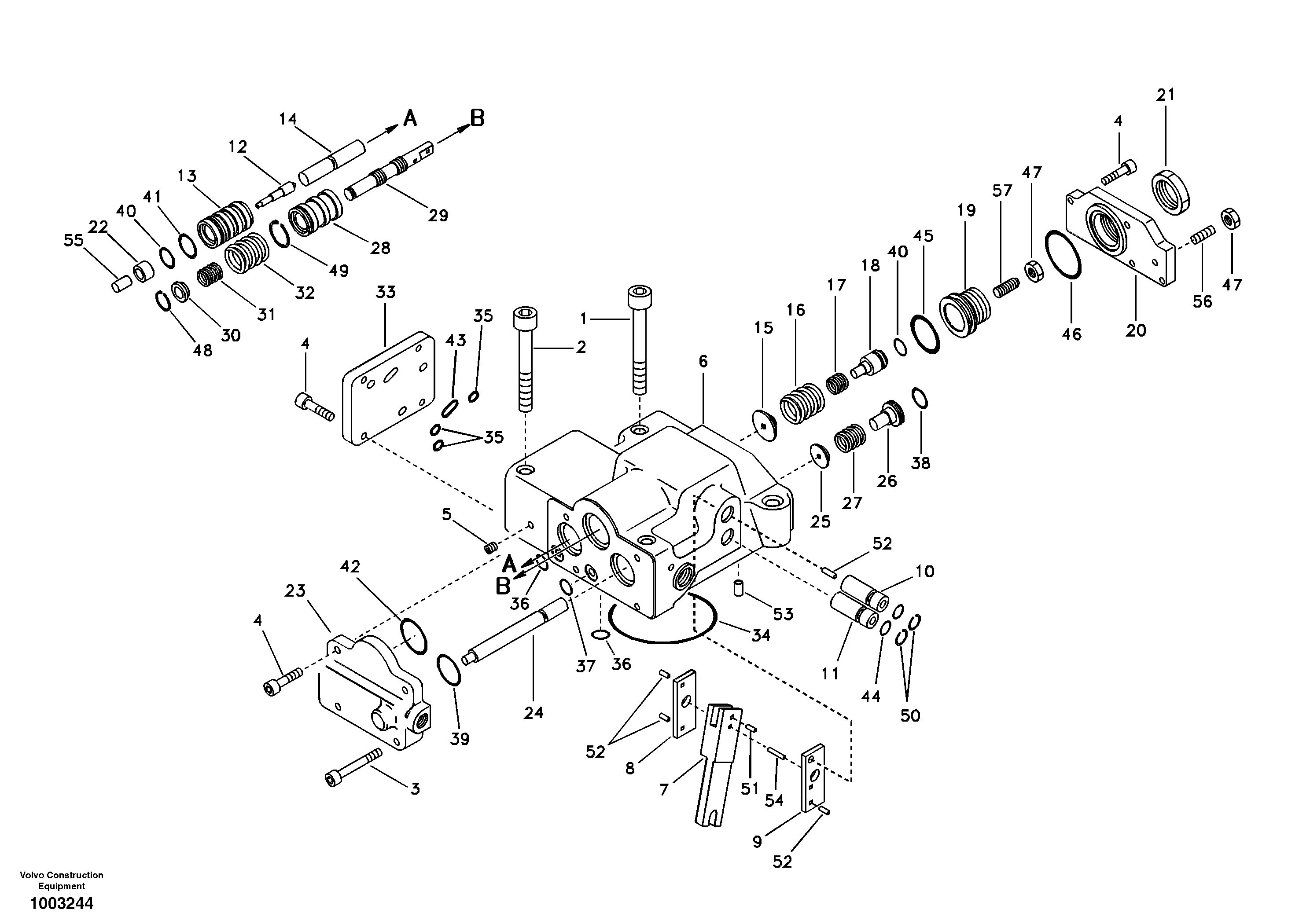 Схема запчастей Volvo EC240B - 81022 Regulator, hydraulic pump EC240B