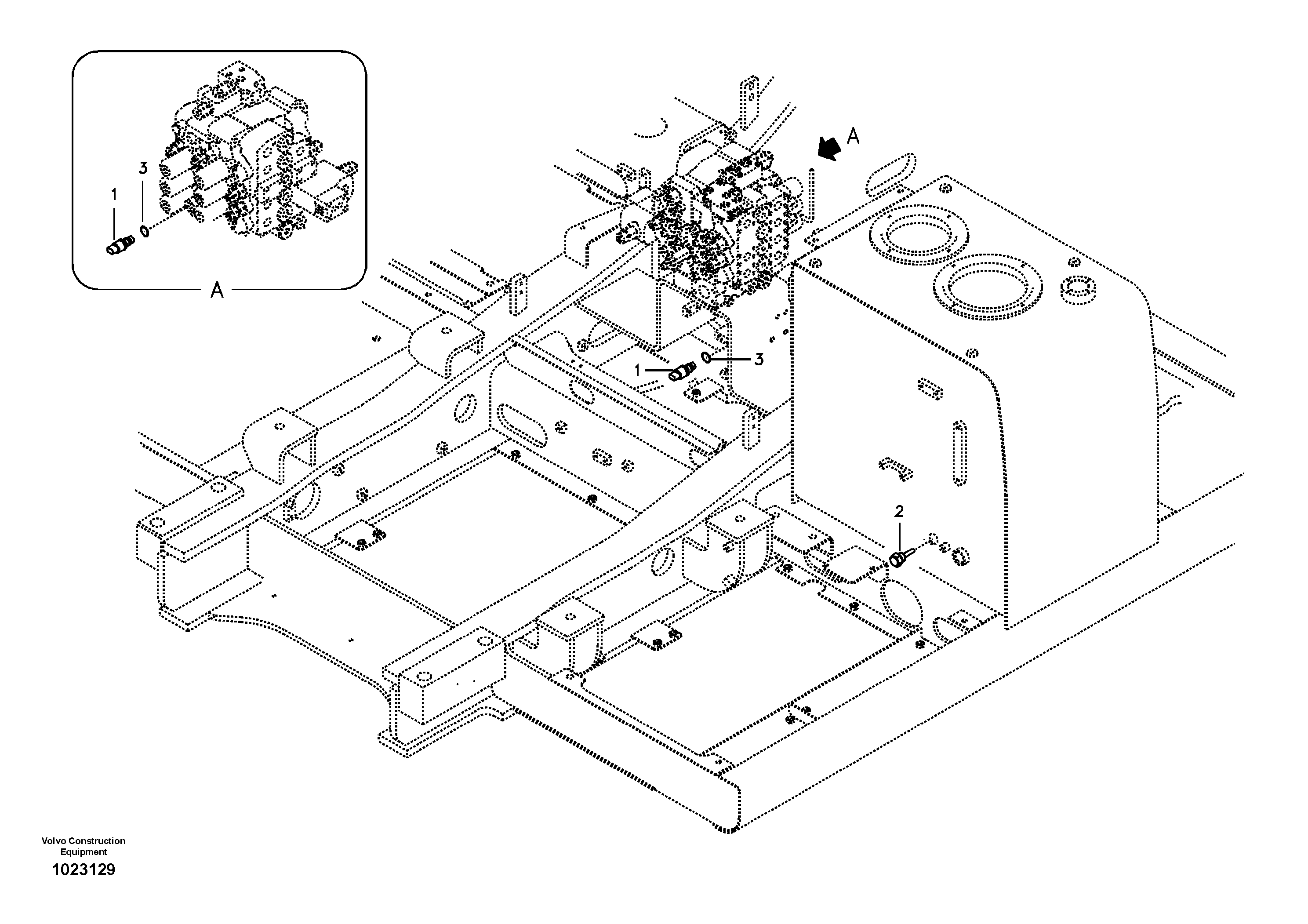 Схема запчастей Volvo EC240B - 3088 Back-up warning unit EC240B APPENDIX FX FORESTRY VER