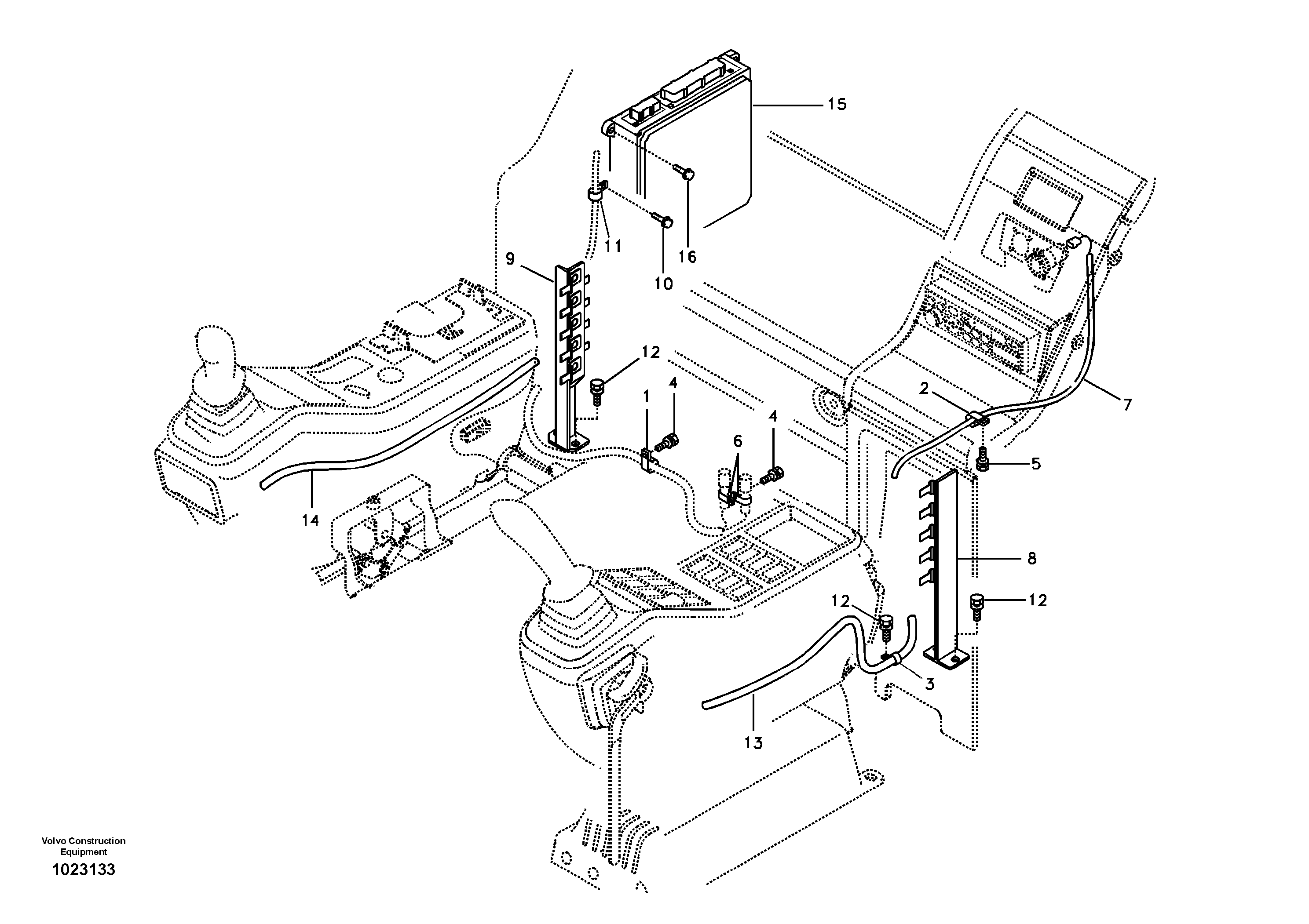 Схема запчастей Volvo EC240B - 36775 Electronic unit EC240B APPENDIX FX FORESTRY VER