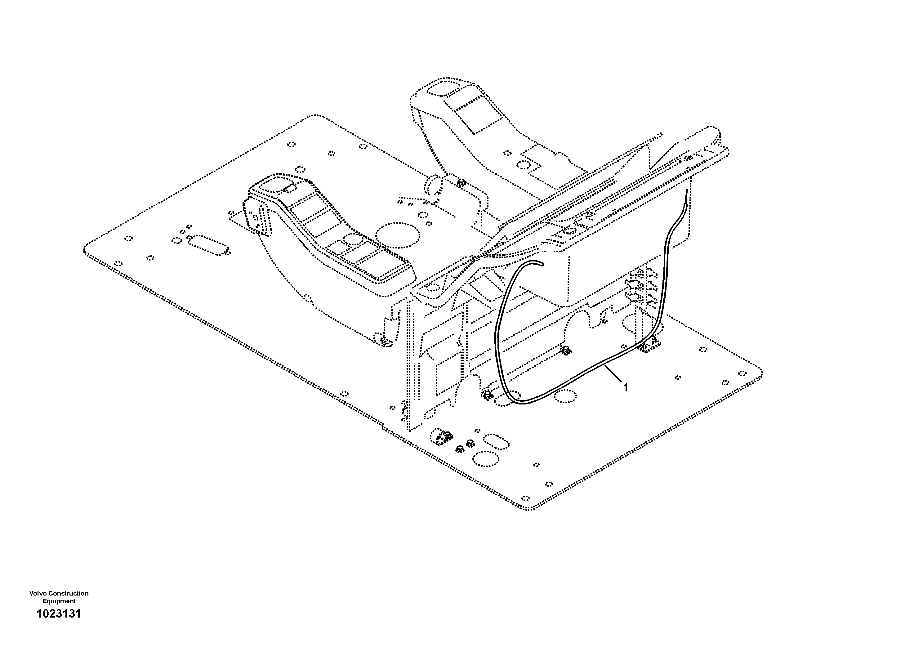 Схема запчастей Volvo EC240B - 94329 Cable and wire harness, instrument panel EC240B APPENDIX FX FORESTRY VER
