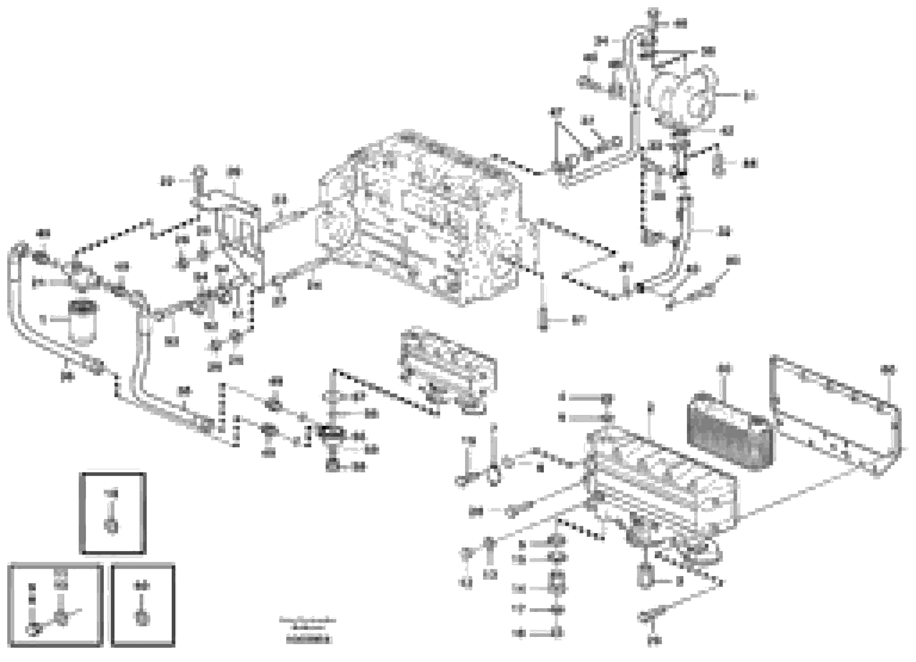 Схема запчастей Volvo EC240B - 88281 Система масляной смазки EC240B SER NO INT 12641- EU & NA 80001-