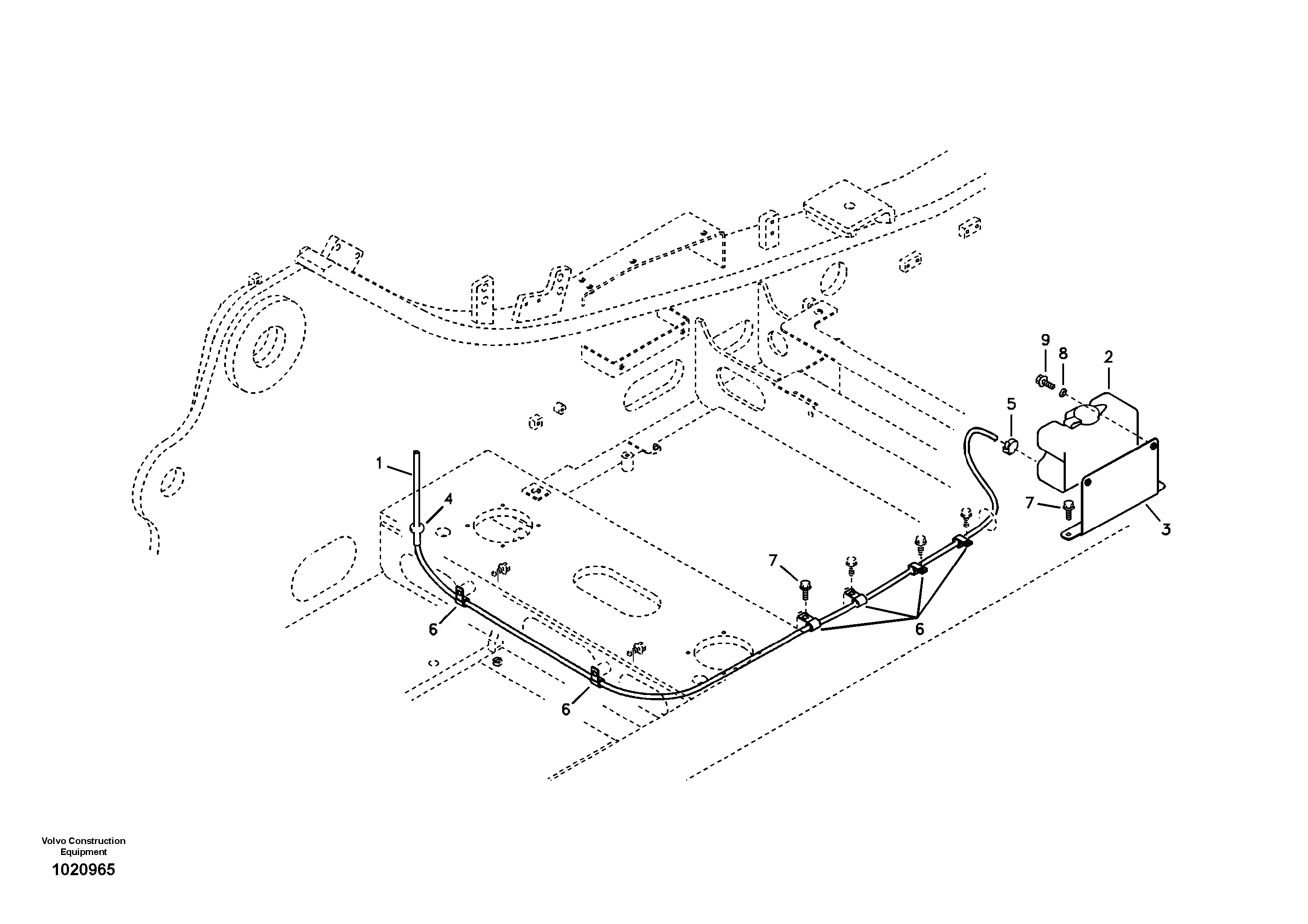 Схема запчастей Volvo EC240B - 956 Шайба лобового стекла (ветрового) EC240B SER NO INT 12641- EU & NA 80001-