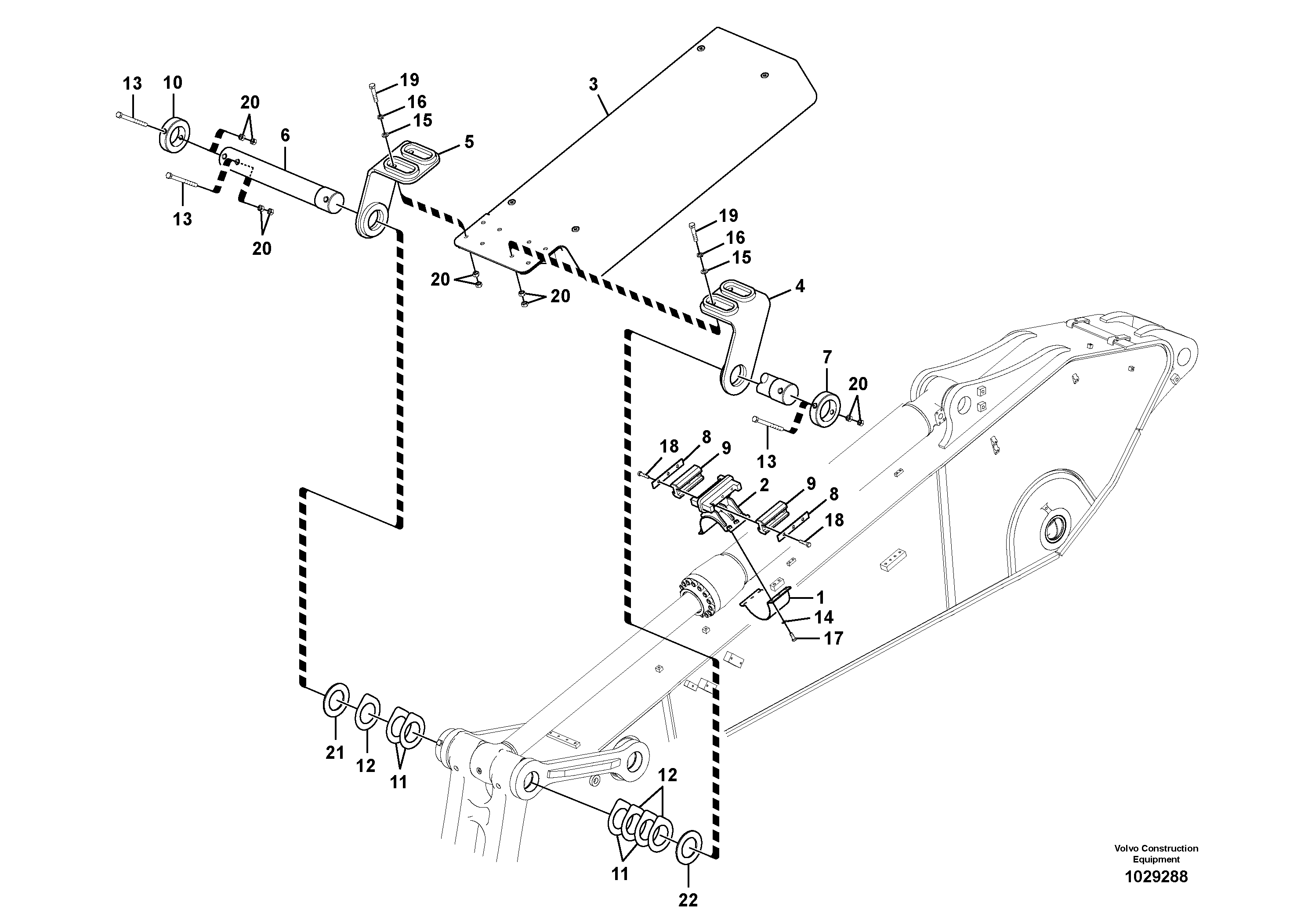 Схема запчастей Volvo EC240B - 71408 Protecting plate EC240B SER NO INT 12641- EU & NA 80001-