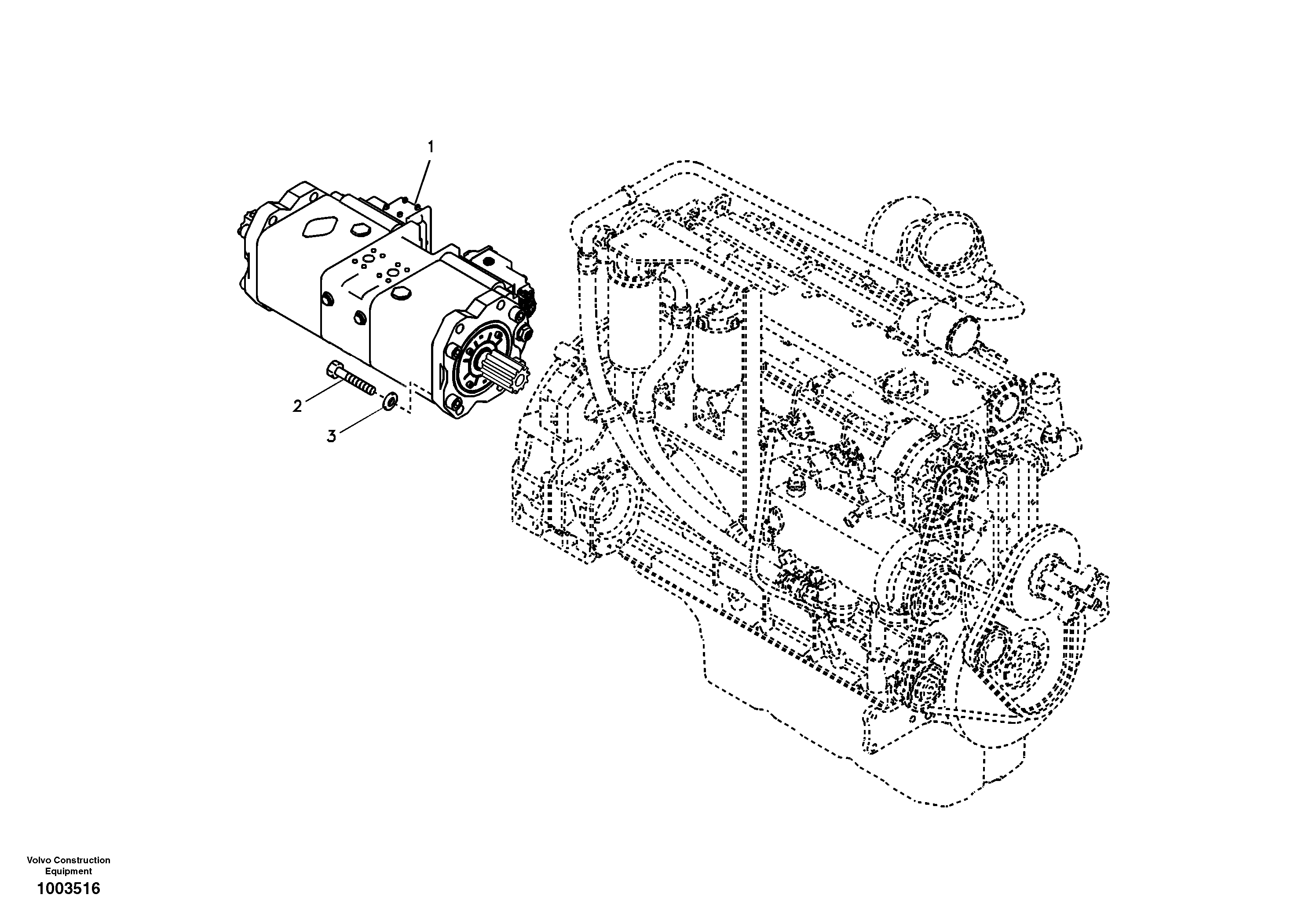 Схема запчастей Volvo EC290B - 30920 Pump installation EC290B